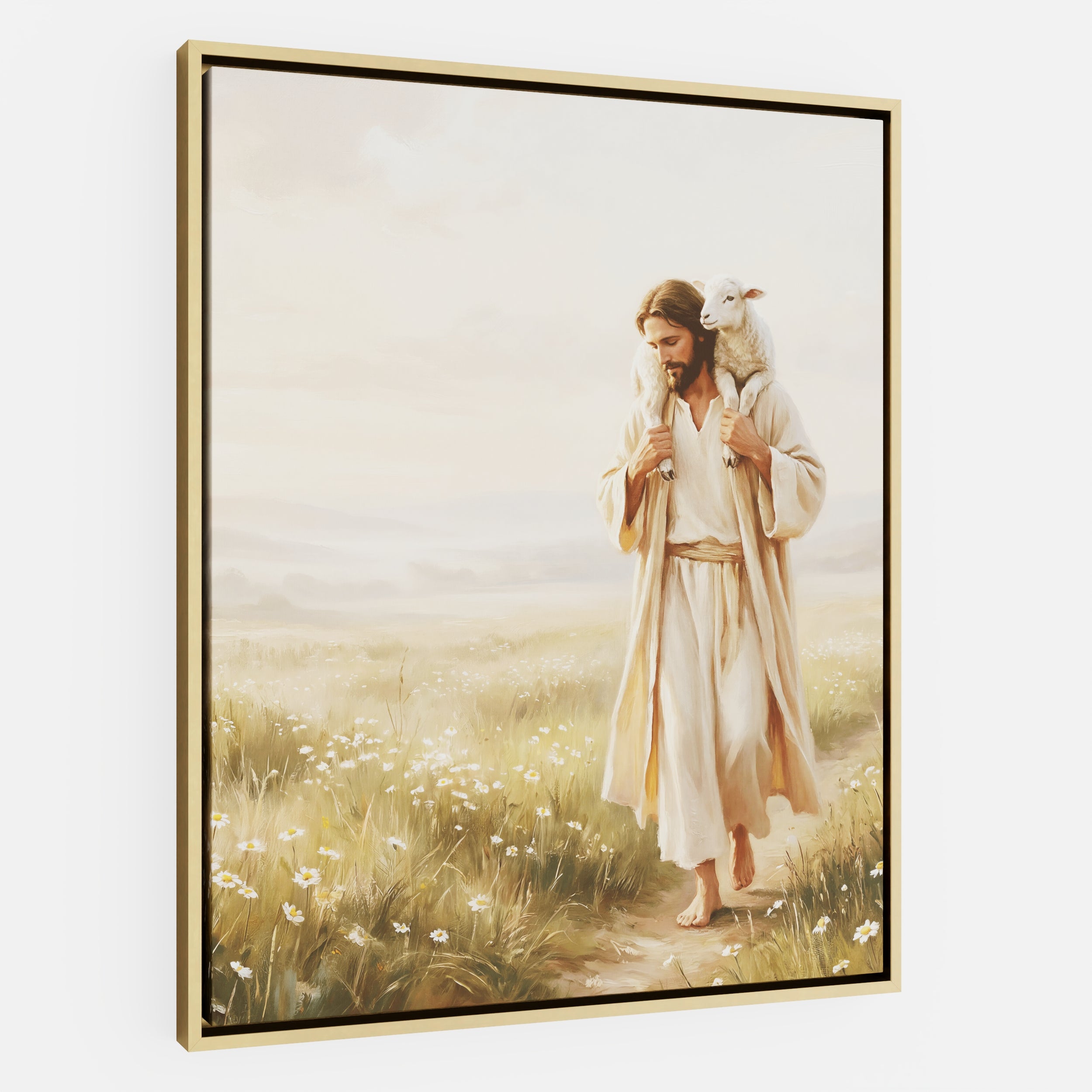 Upon His Shoulders - Canvas