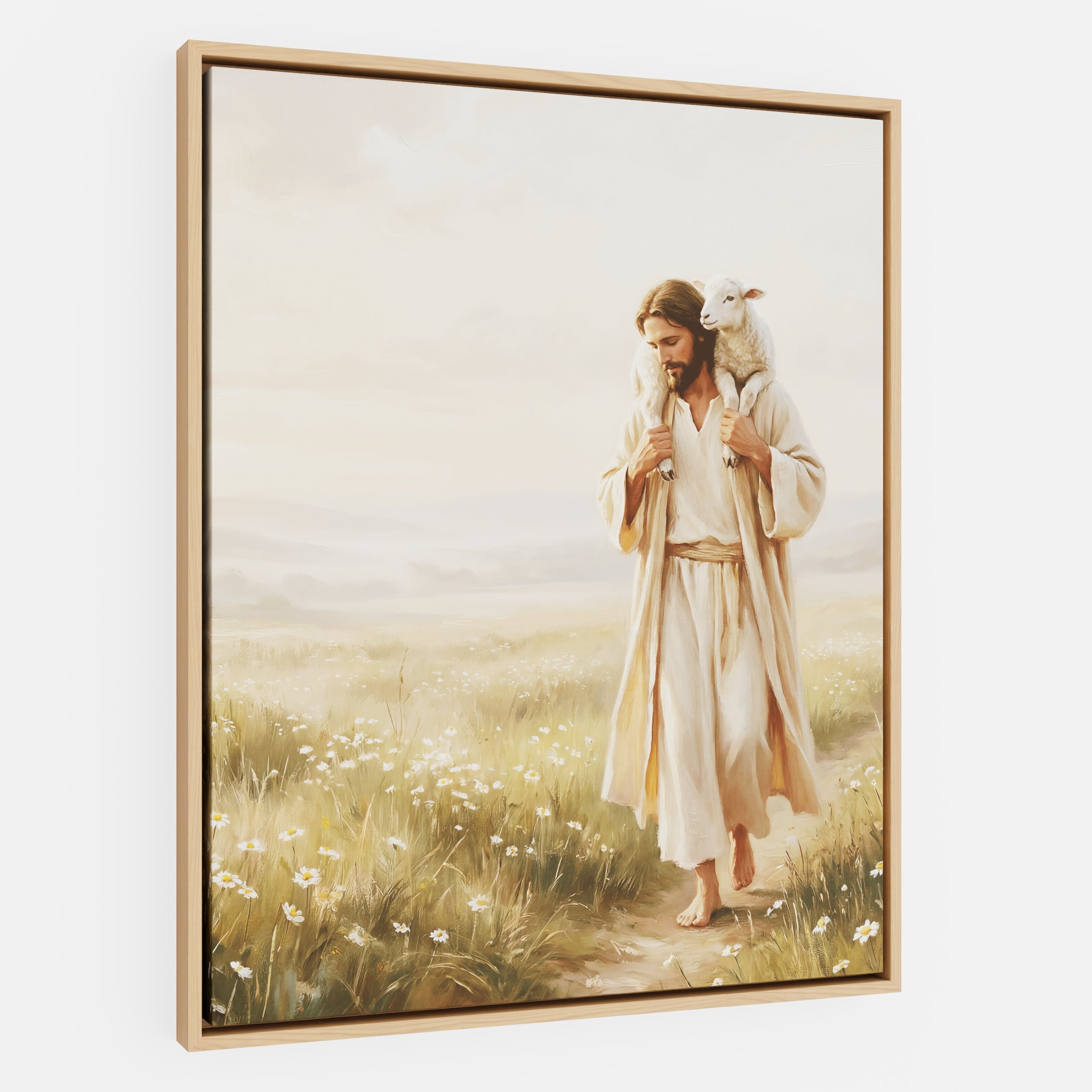 Upon His Shoulders - Canvas