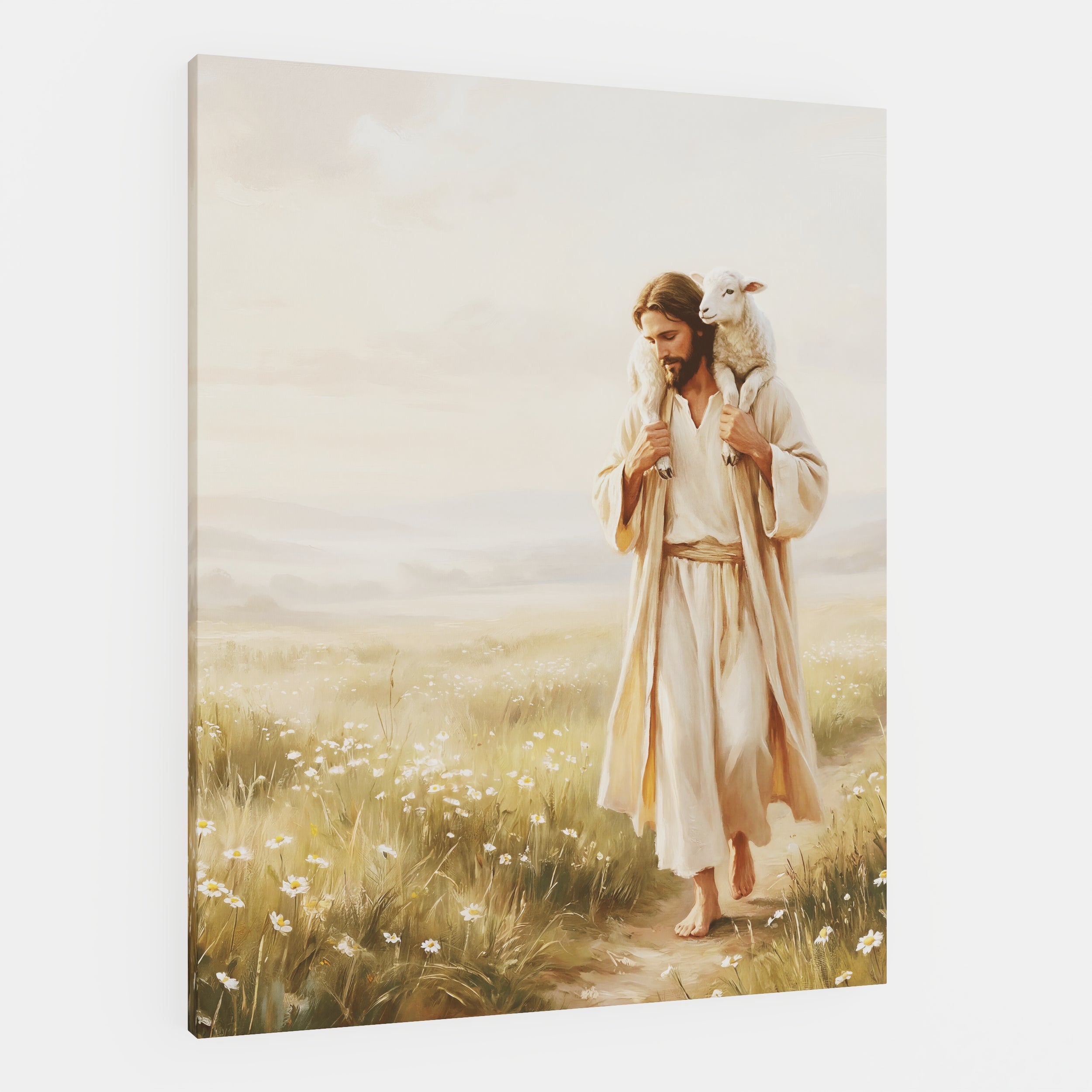 Upon His Shoulders - Canvas