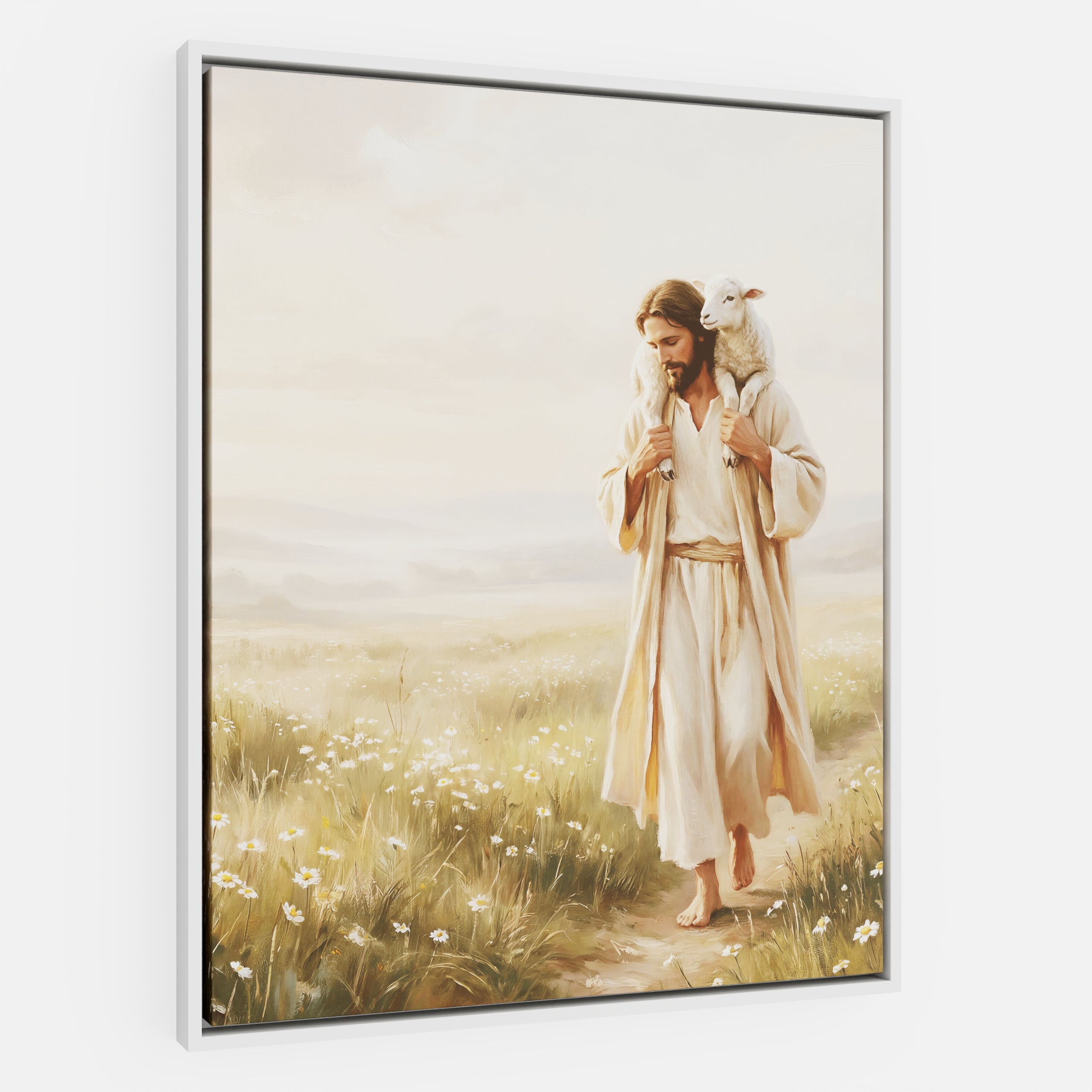 Upon His Shoulders - Canvas