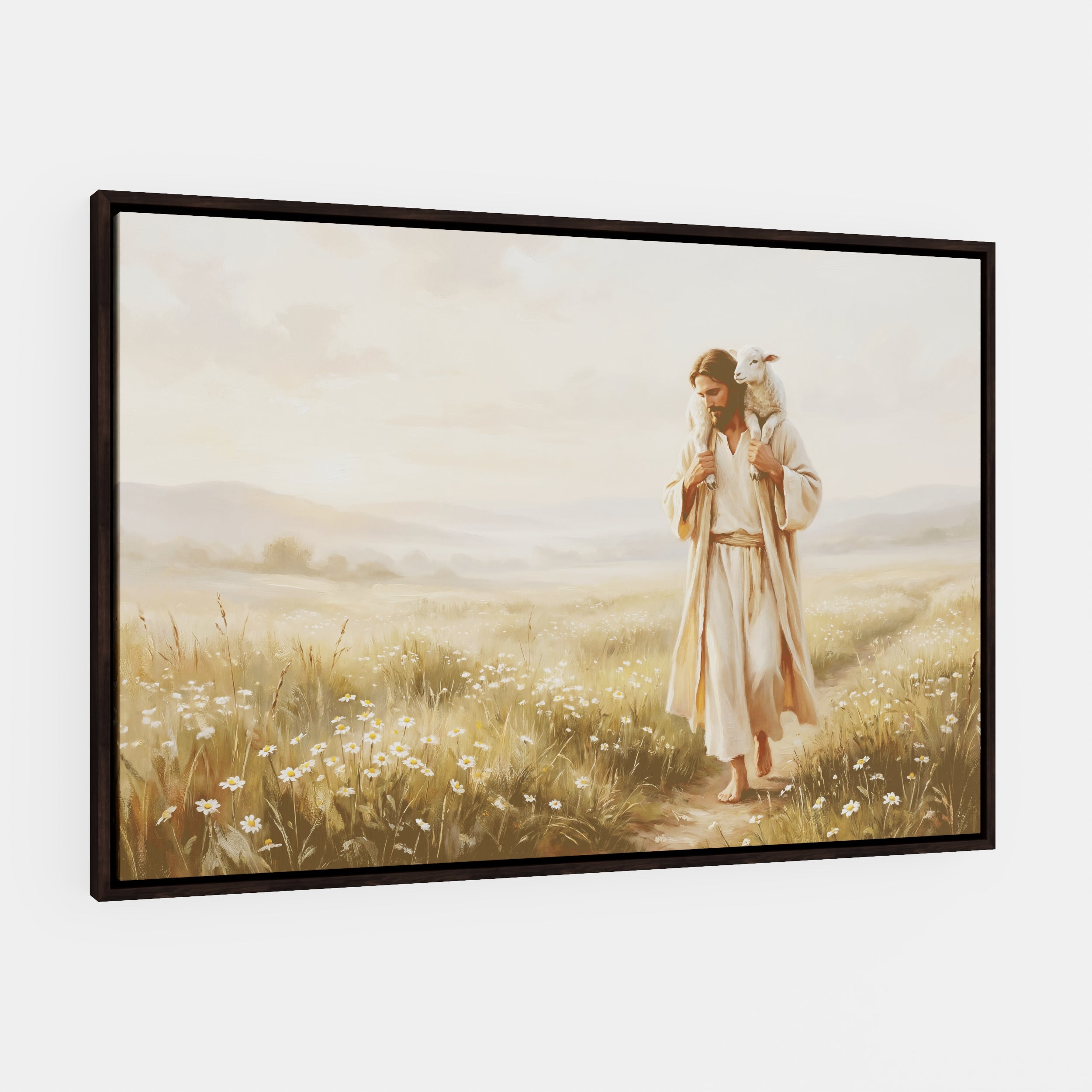 Upon His Shoulders - Canvas