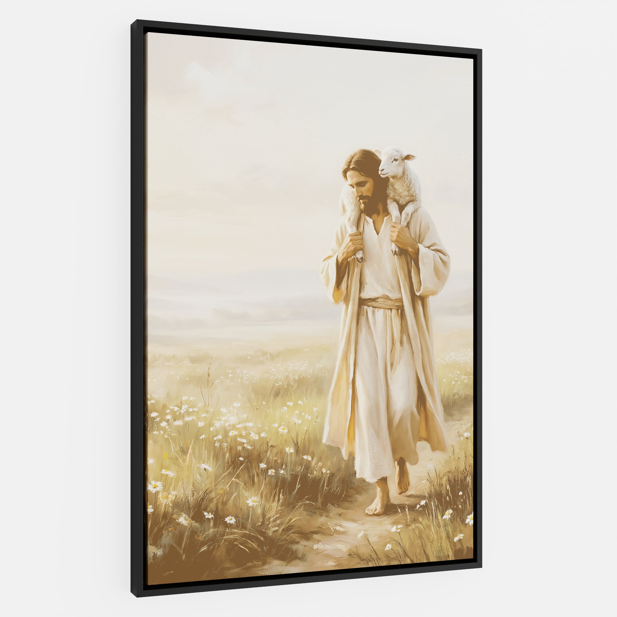 Upon His Shoulders - Canvas