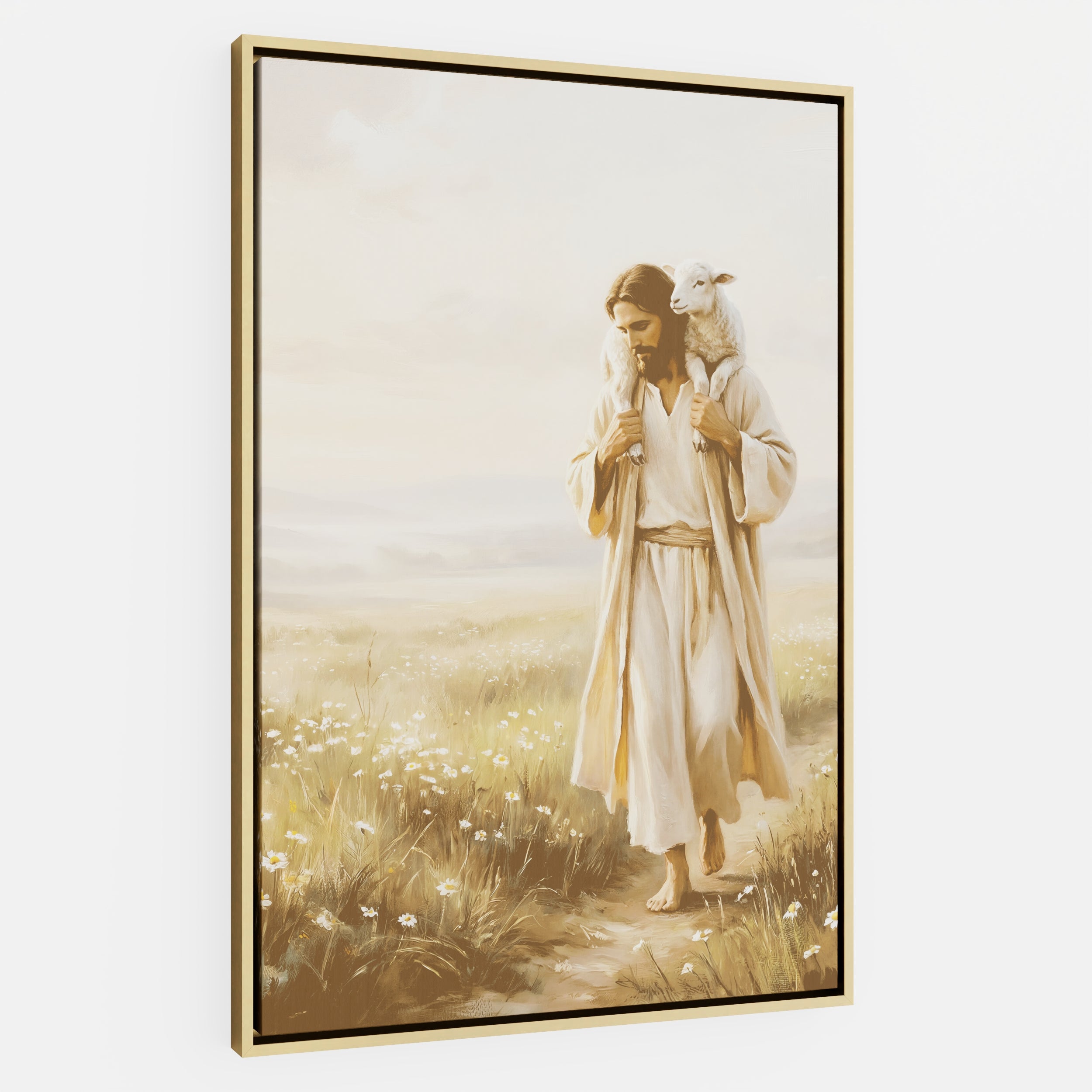 Upon His Shoulders - Canvas