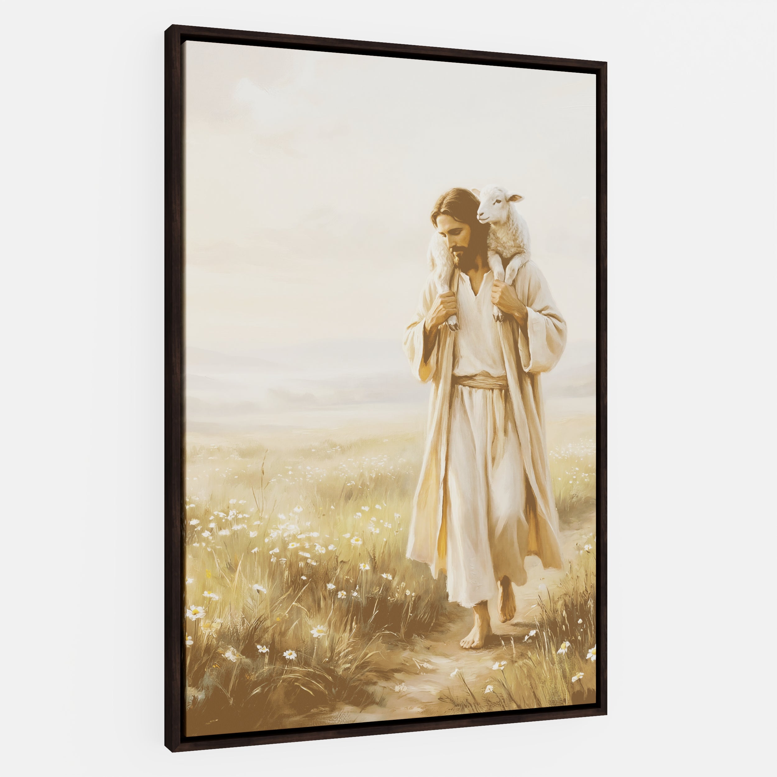 Upon His Shoulders - Canvas