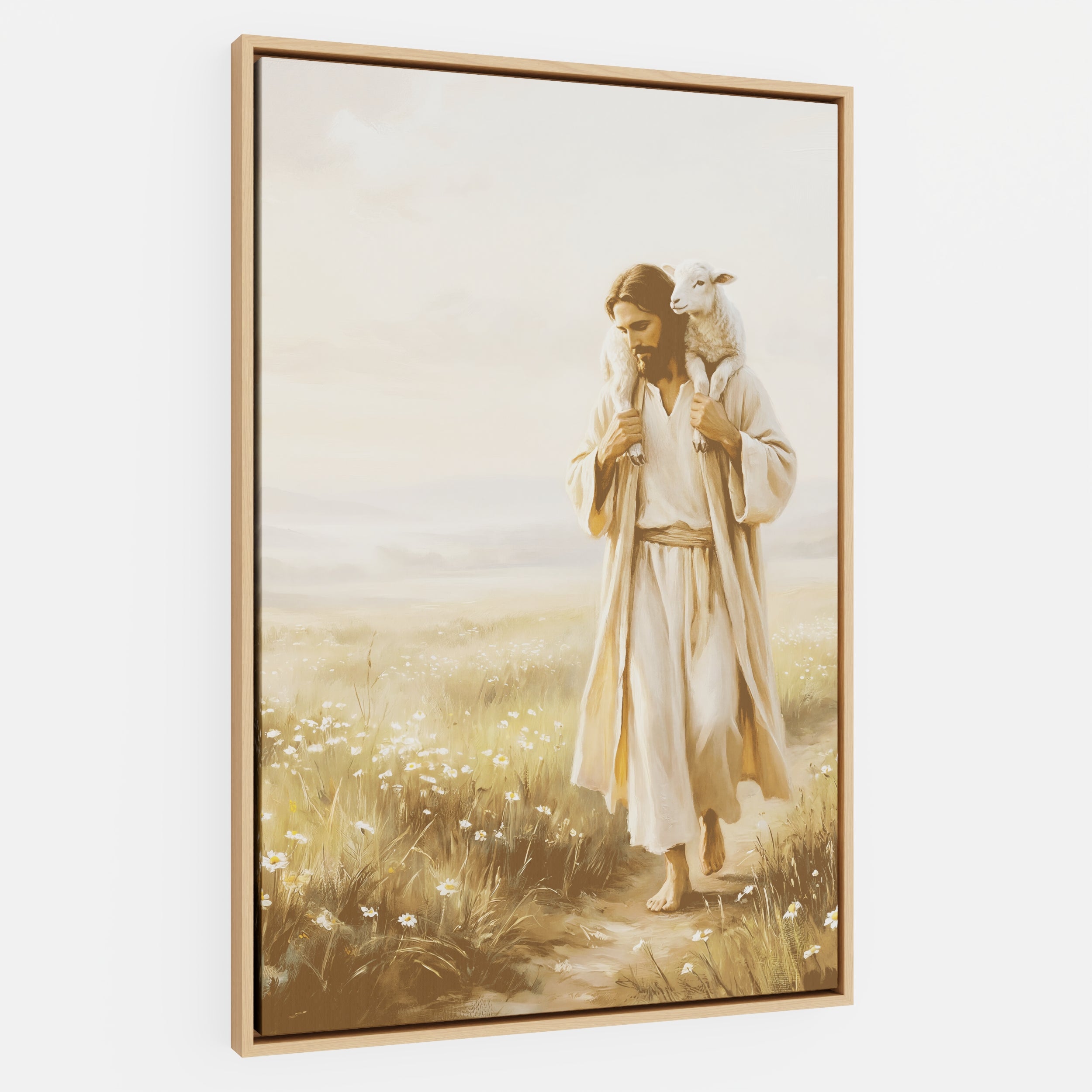 Upon His Shoulders - Canvas
