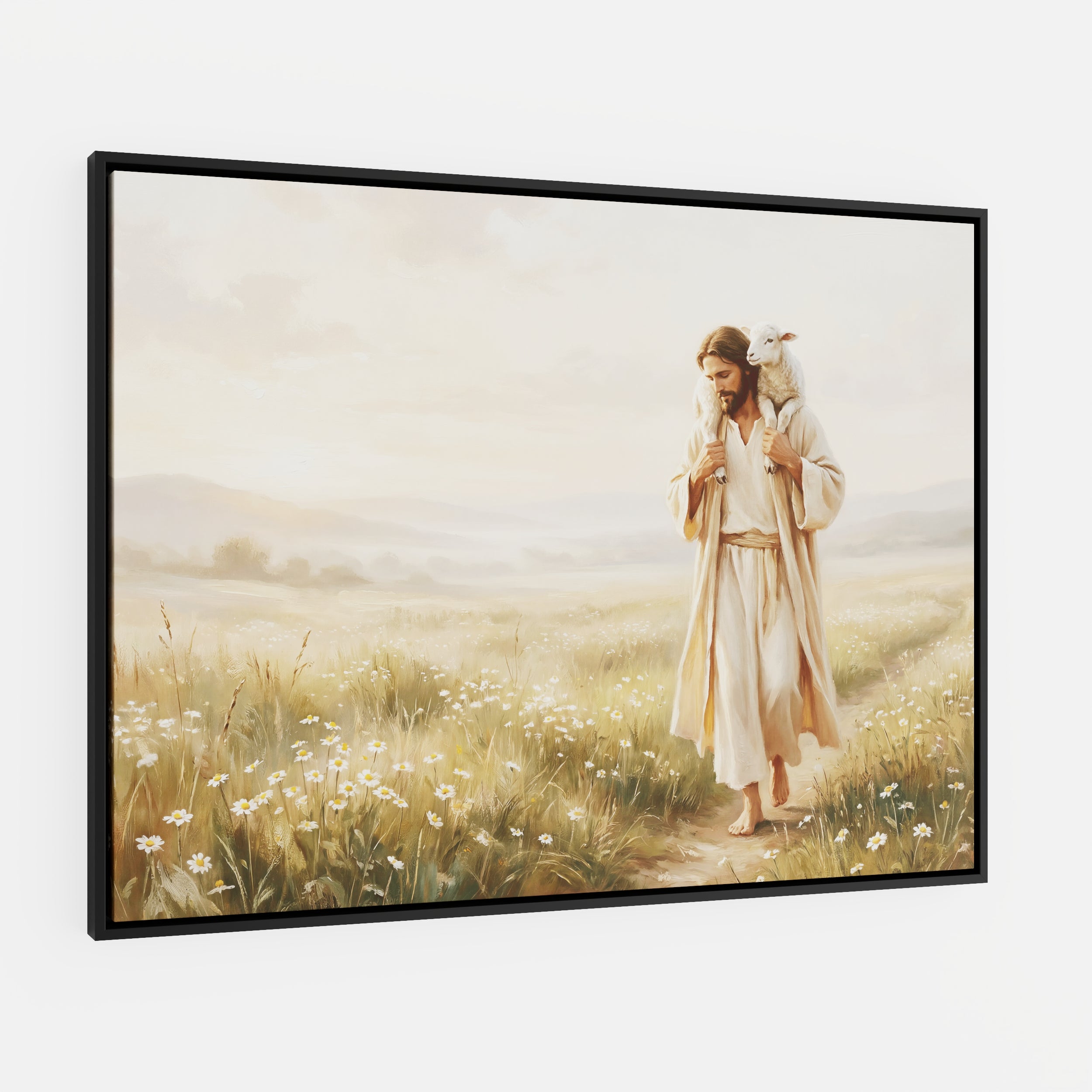 Upon His Shoulders - Canvas
