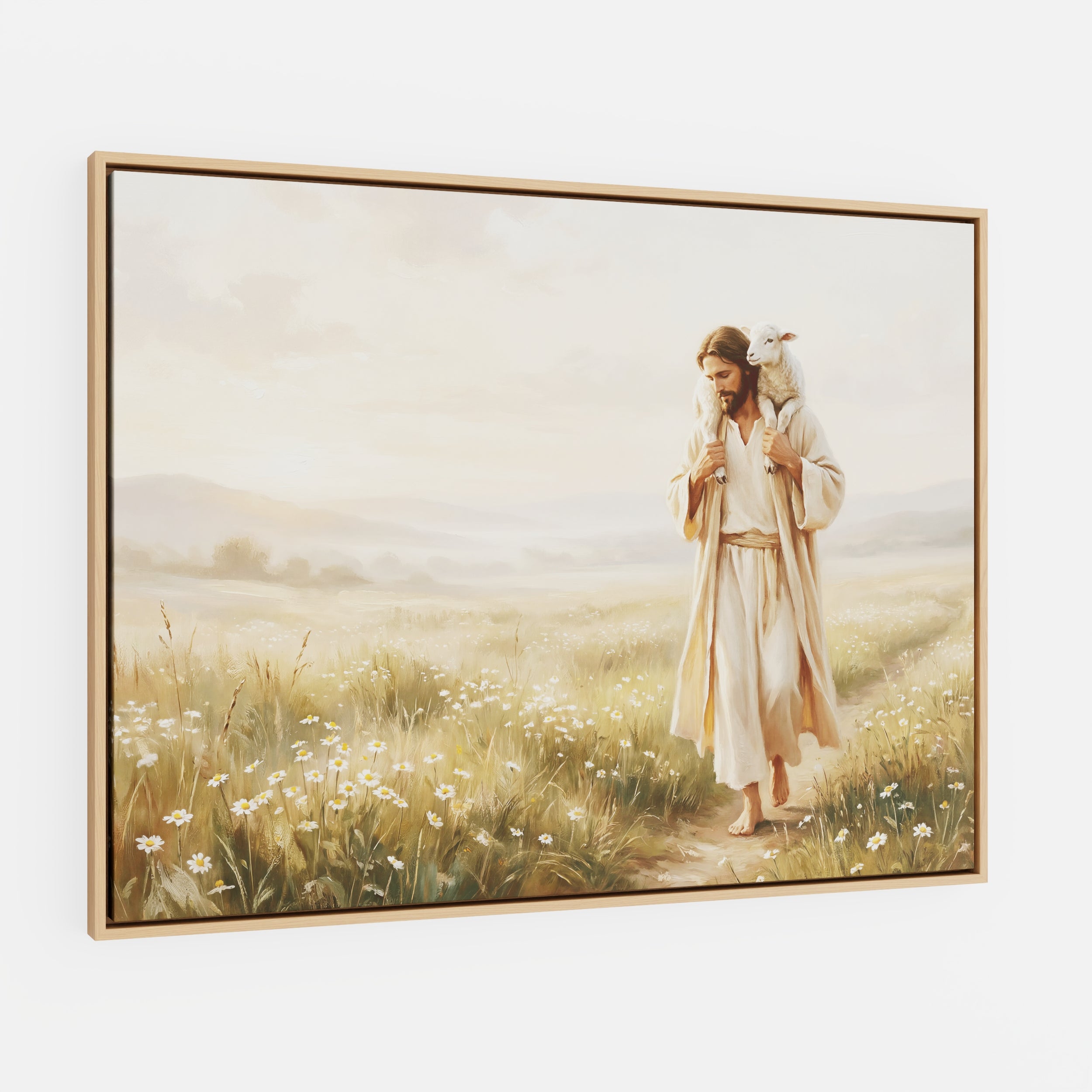 Upon His Shoulders - Canvas