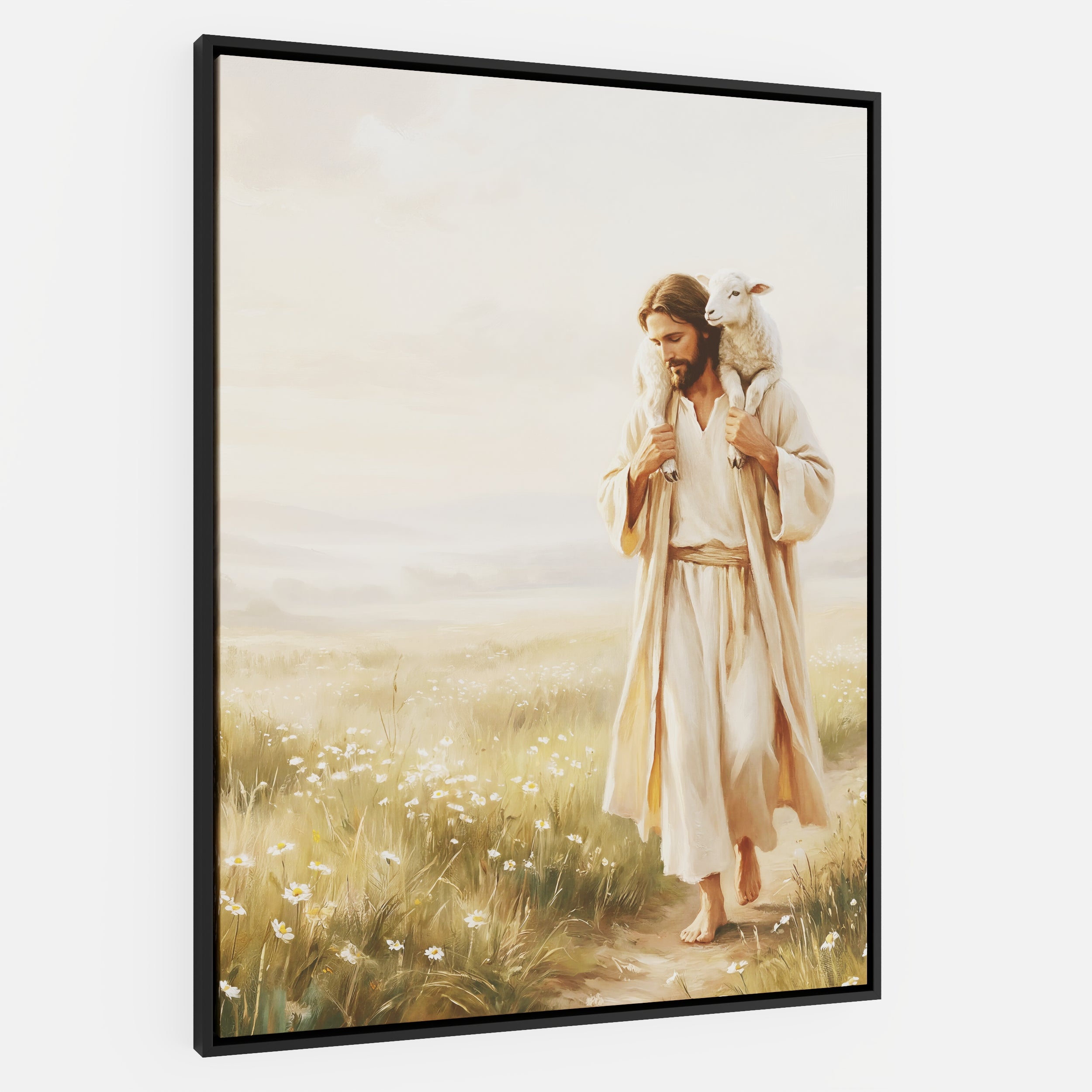 Upon His Shoulders - Canvas