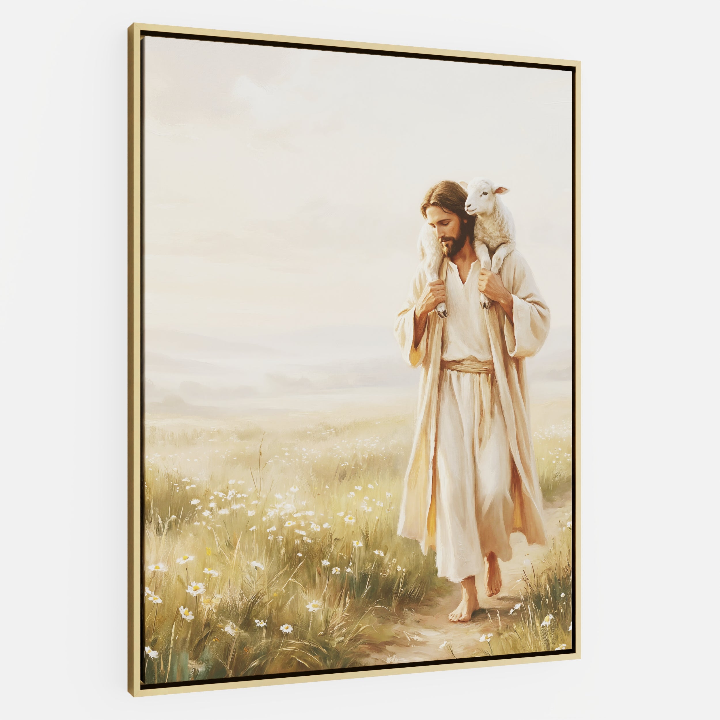 Upon His Shoulders - Canvas