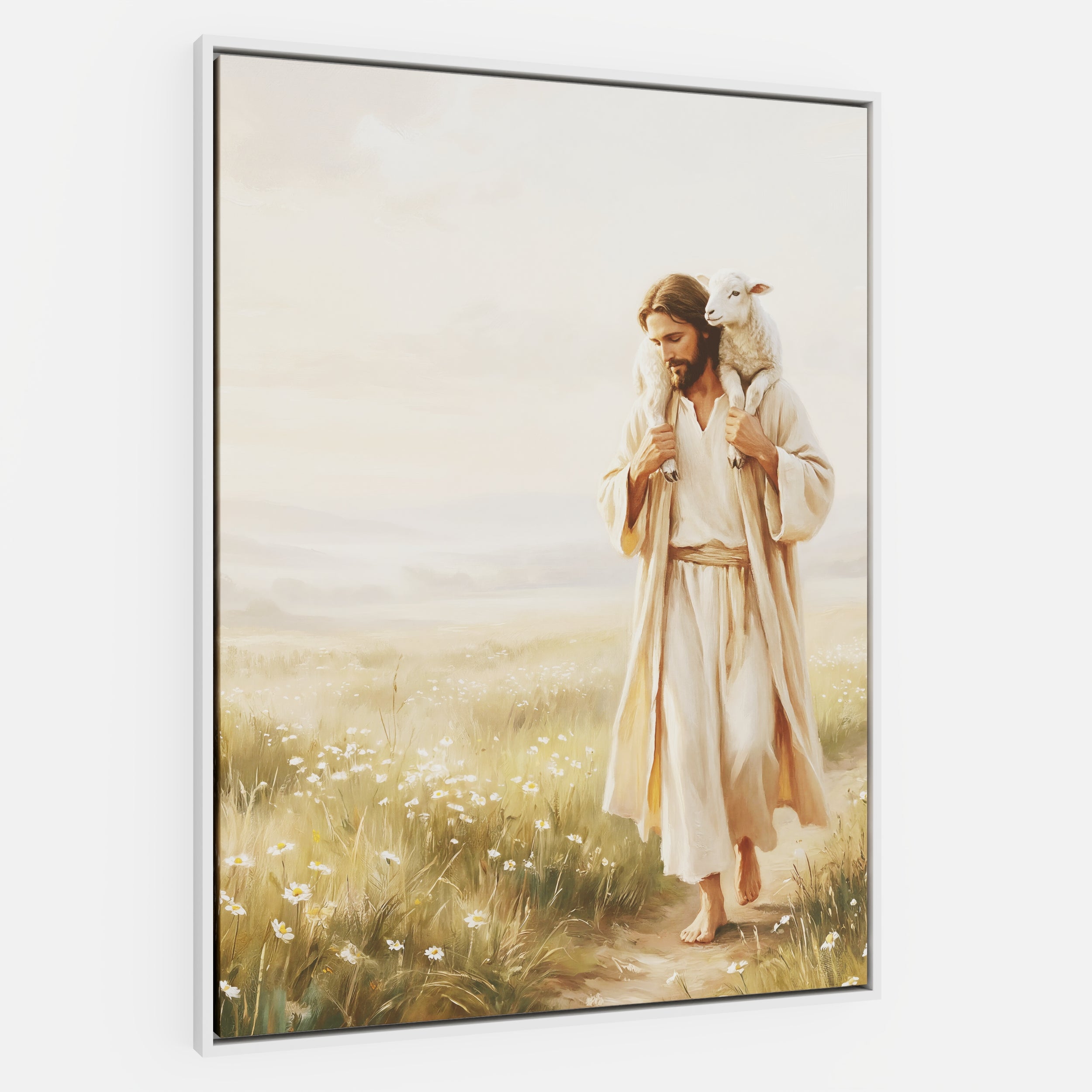 Upon His Shoulders - Canvas