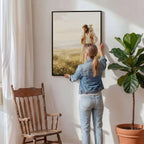 Upon His Shoulders - Canvas