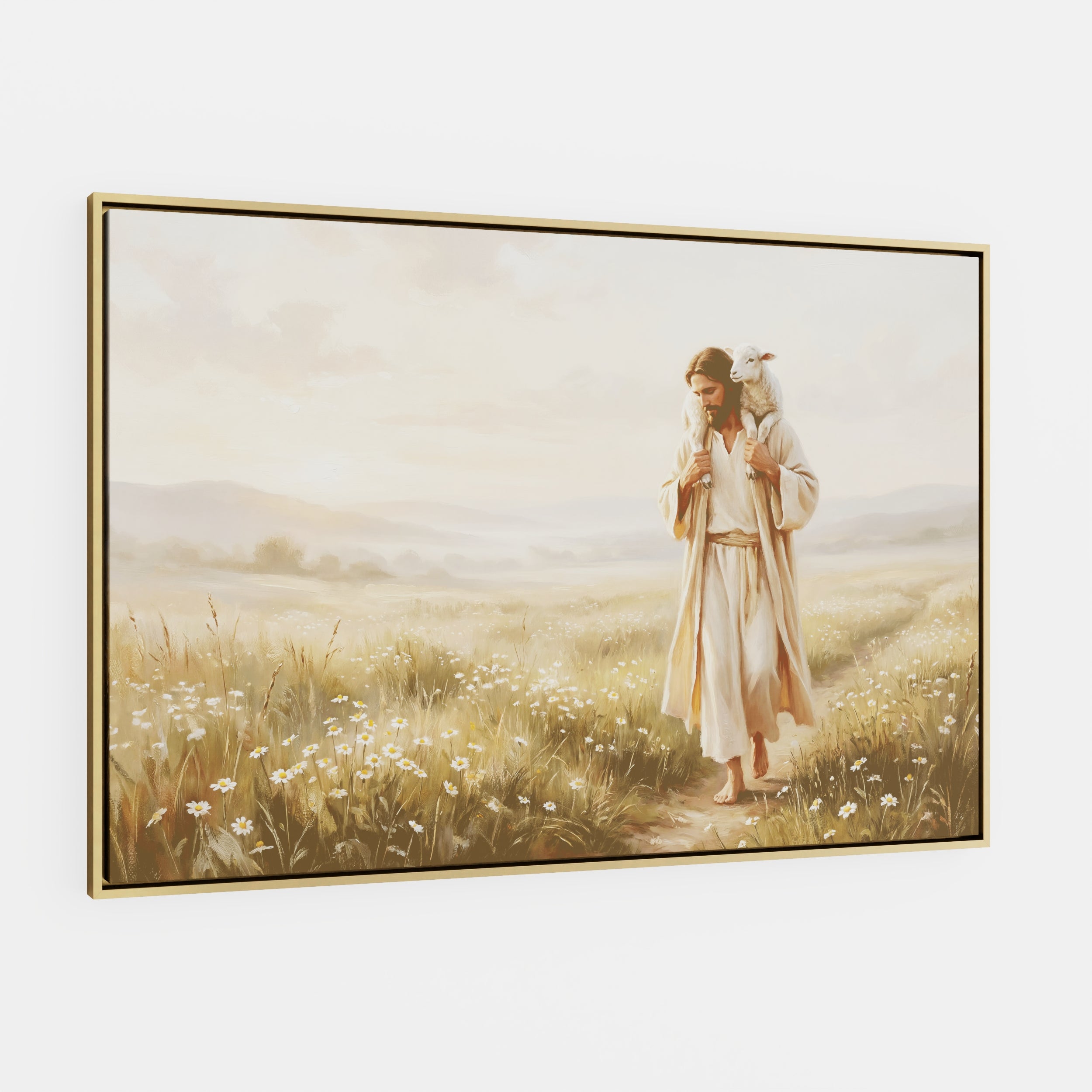 Upon His Shoulders - Canvas