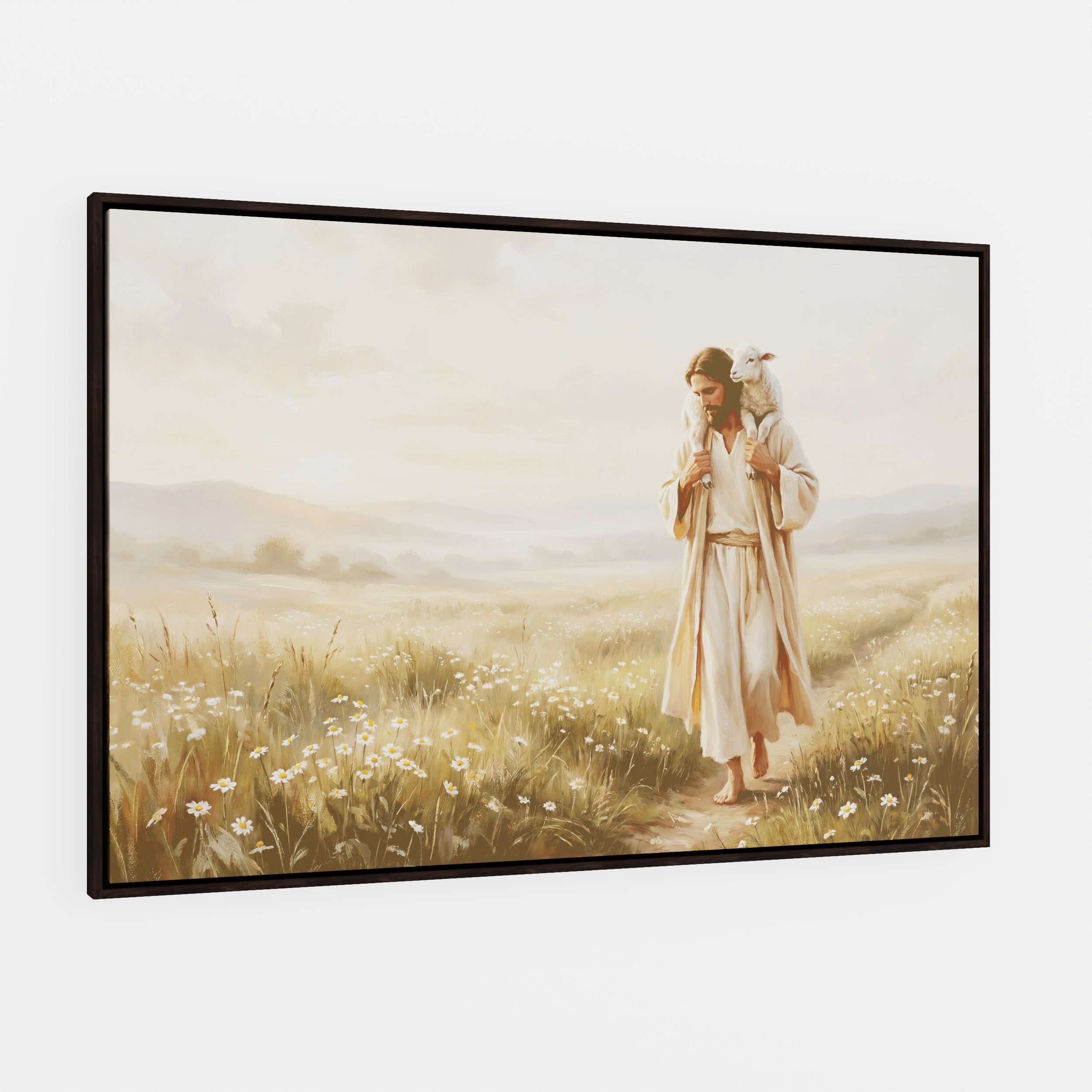 Upon His Shoulders - Canvas