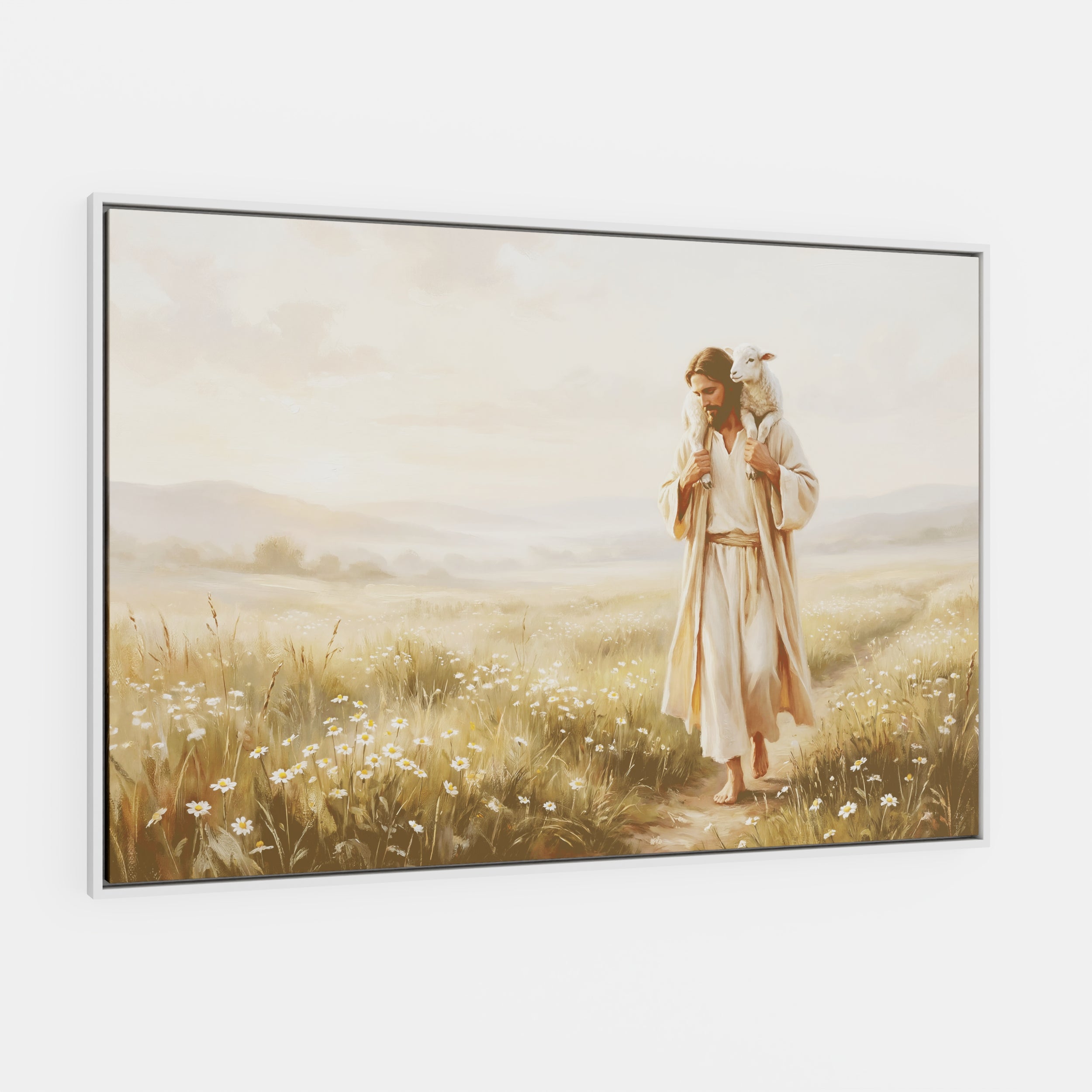 Upon His Shoulders - Canvas