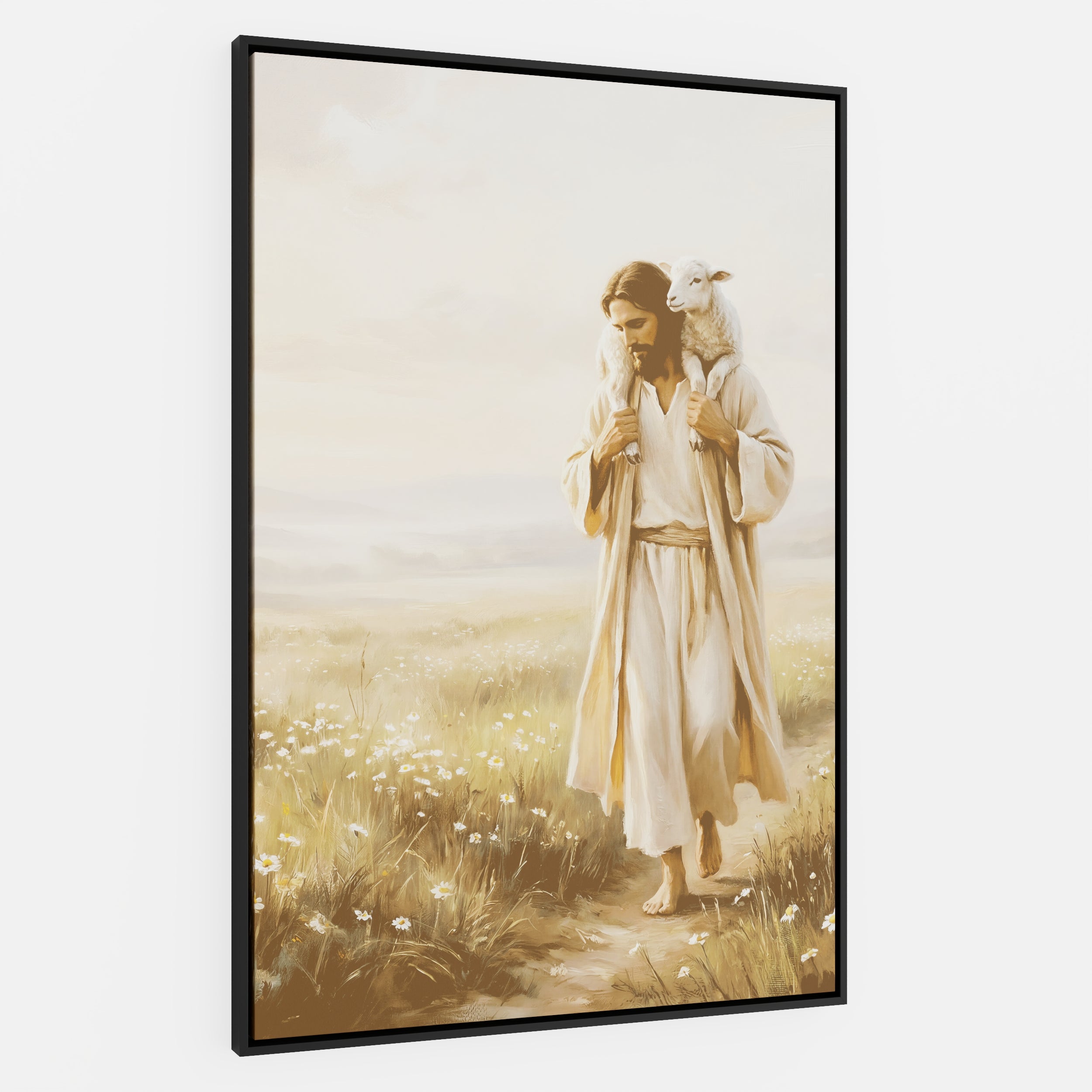 Upon His Shoulders - Canvas