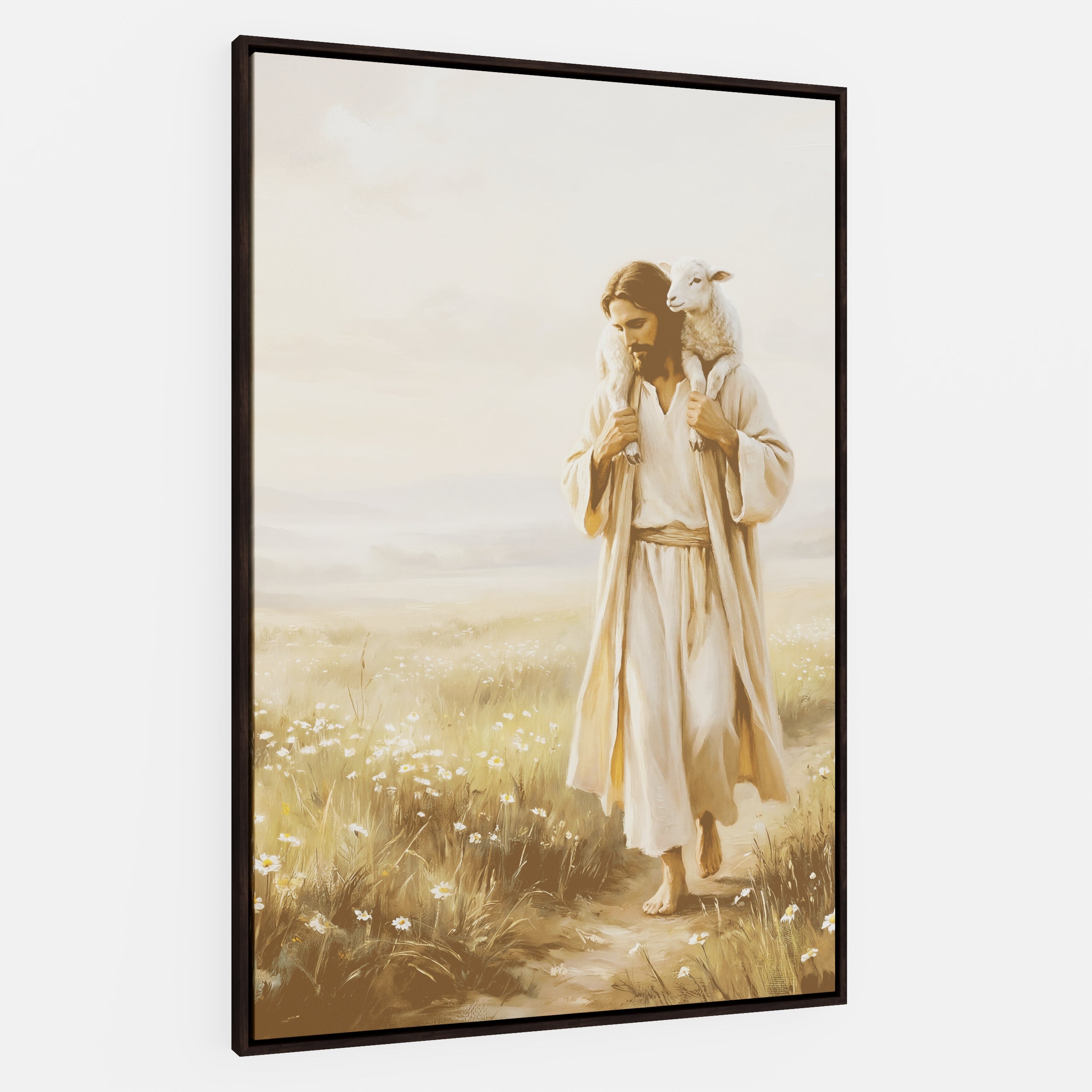 Upon His Shoulders - Canvas