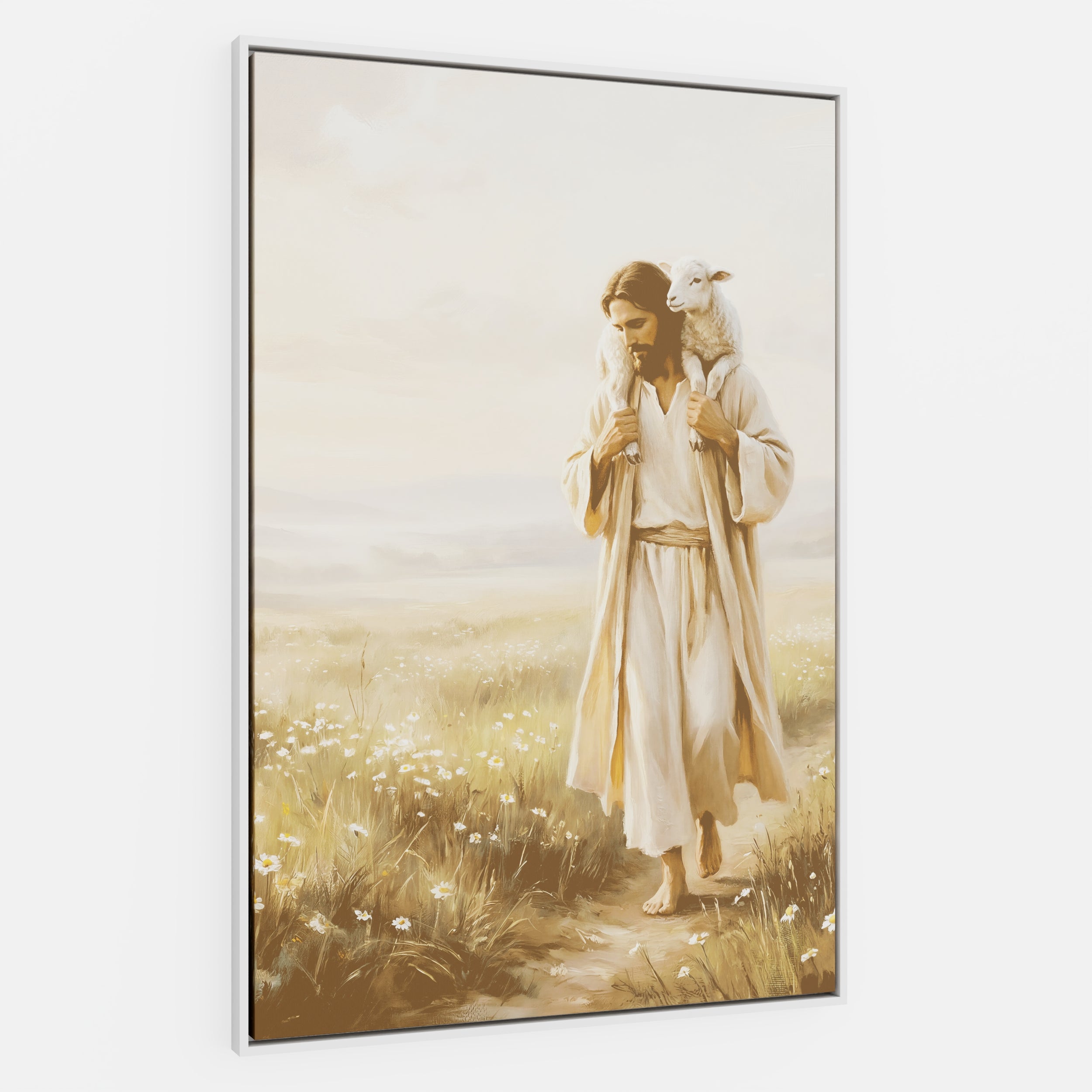 Upon His Shoulders - Canvas