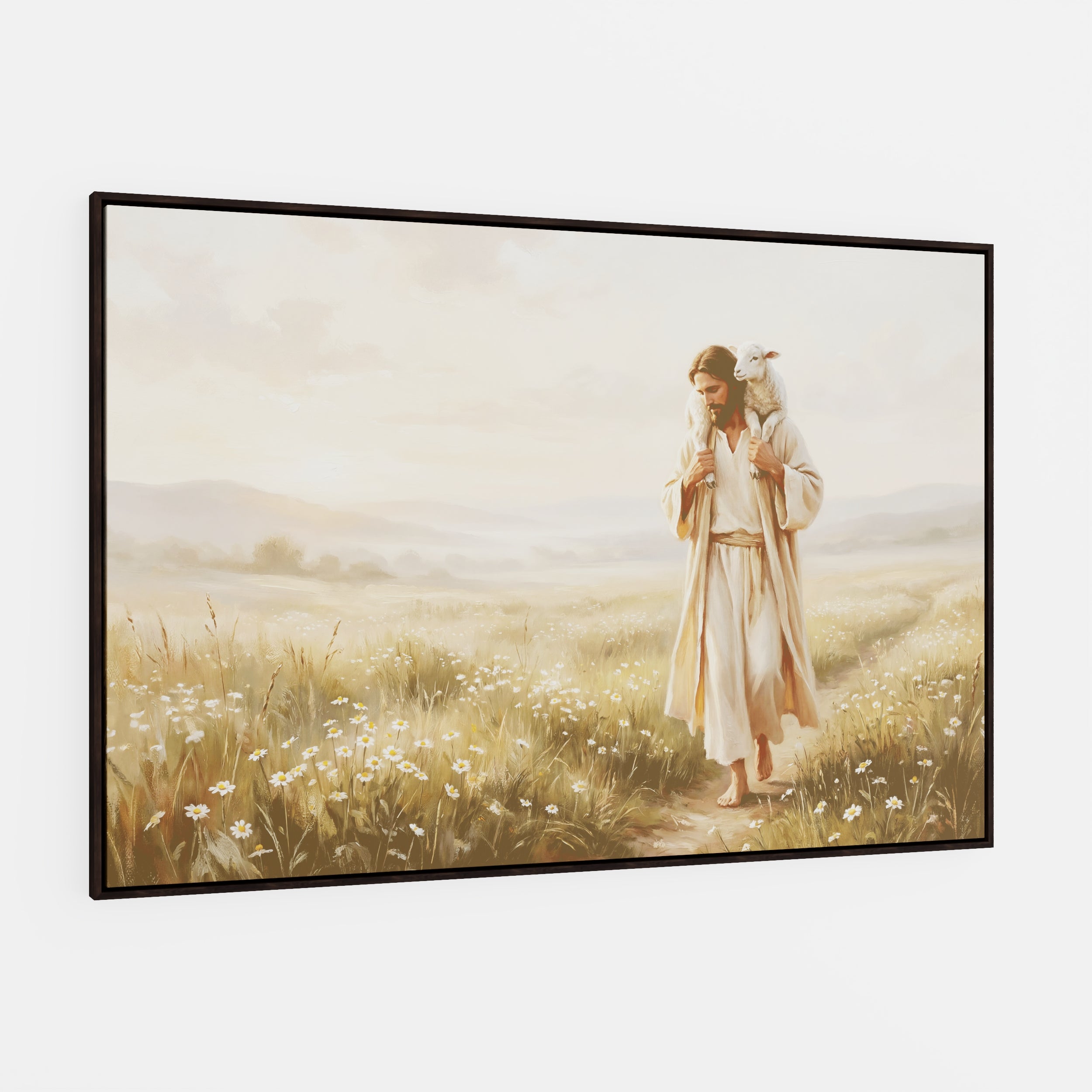 Upon His Shoulders - Canvas