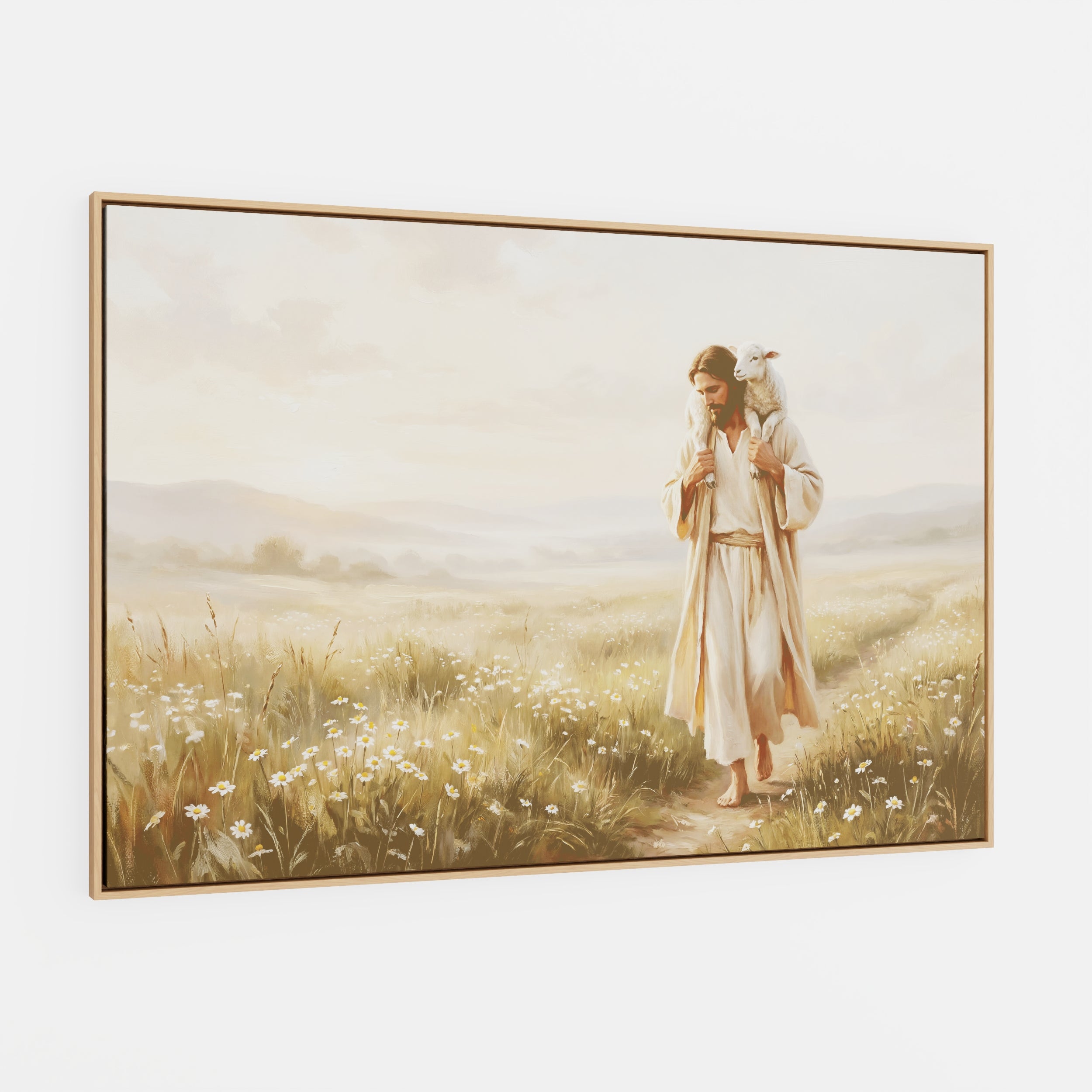 Upon His Shoulders - Canvas