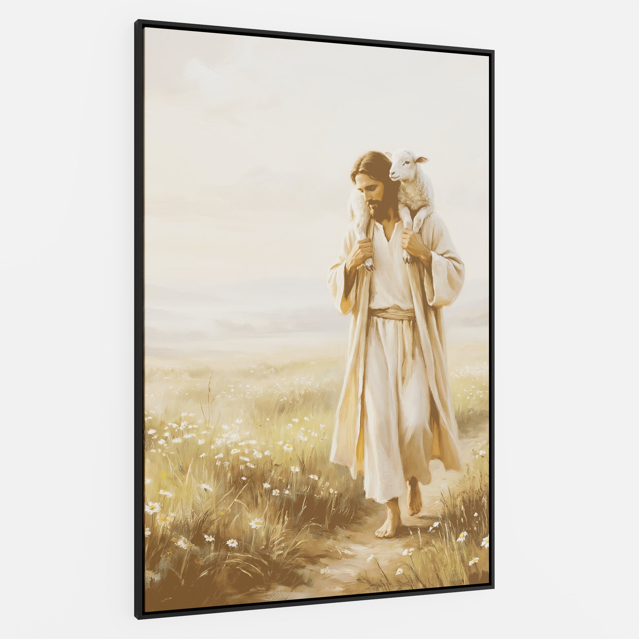 Upon His Shoulders - Canvas