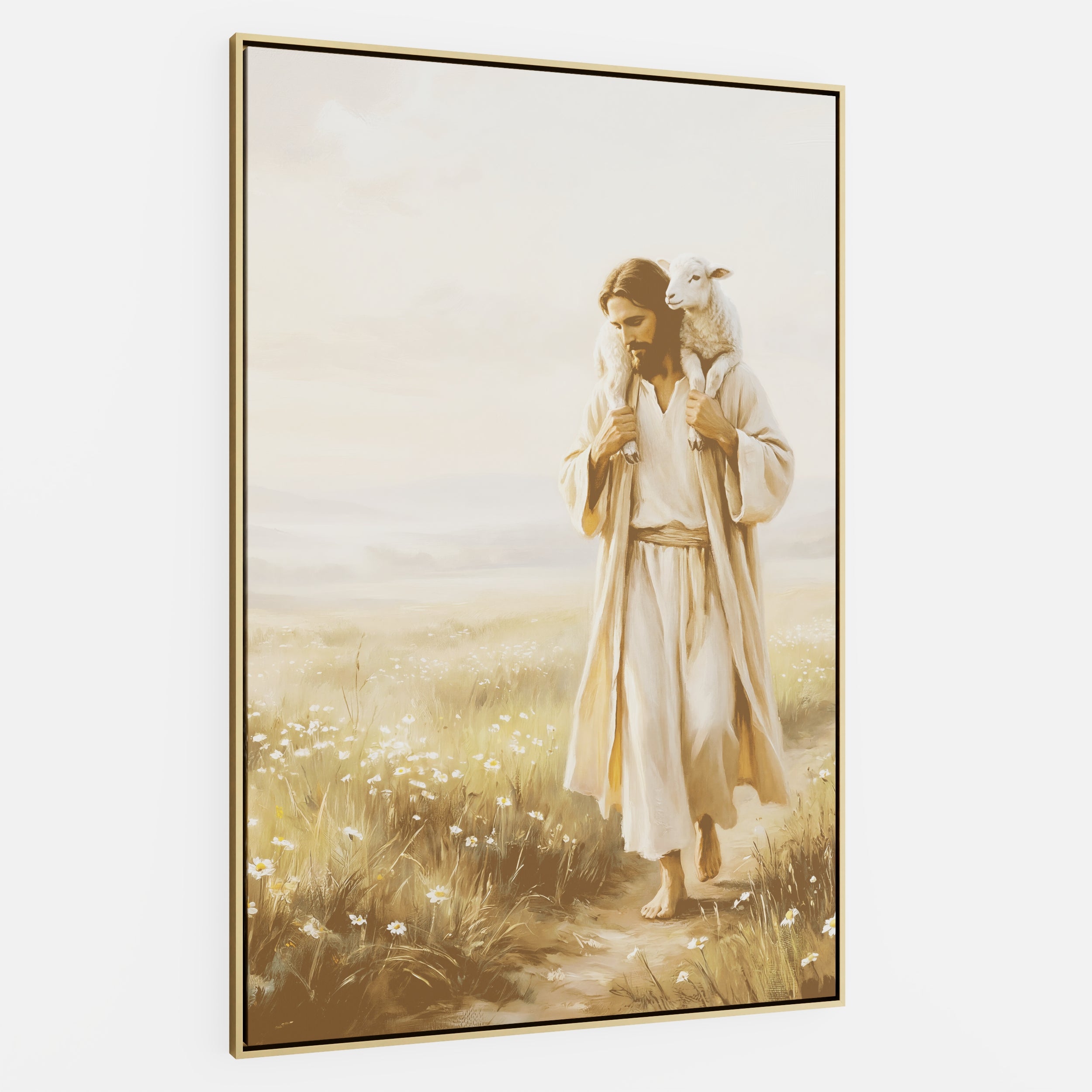 Upon His Shoulders - Canvas