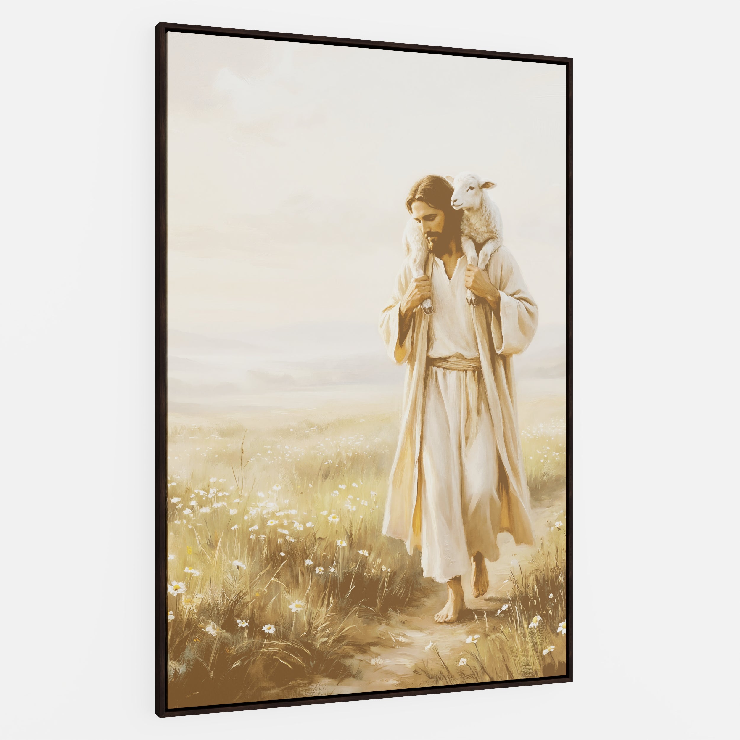 Upon His Shoulders - Canvas