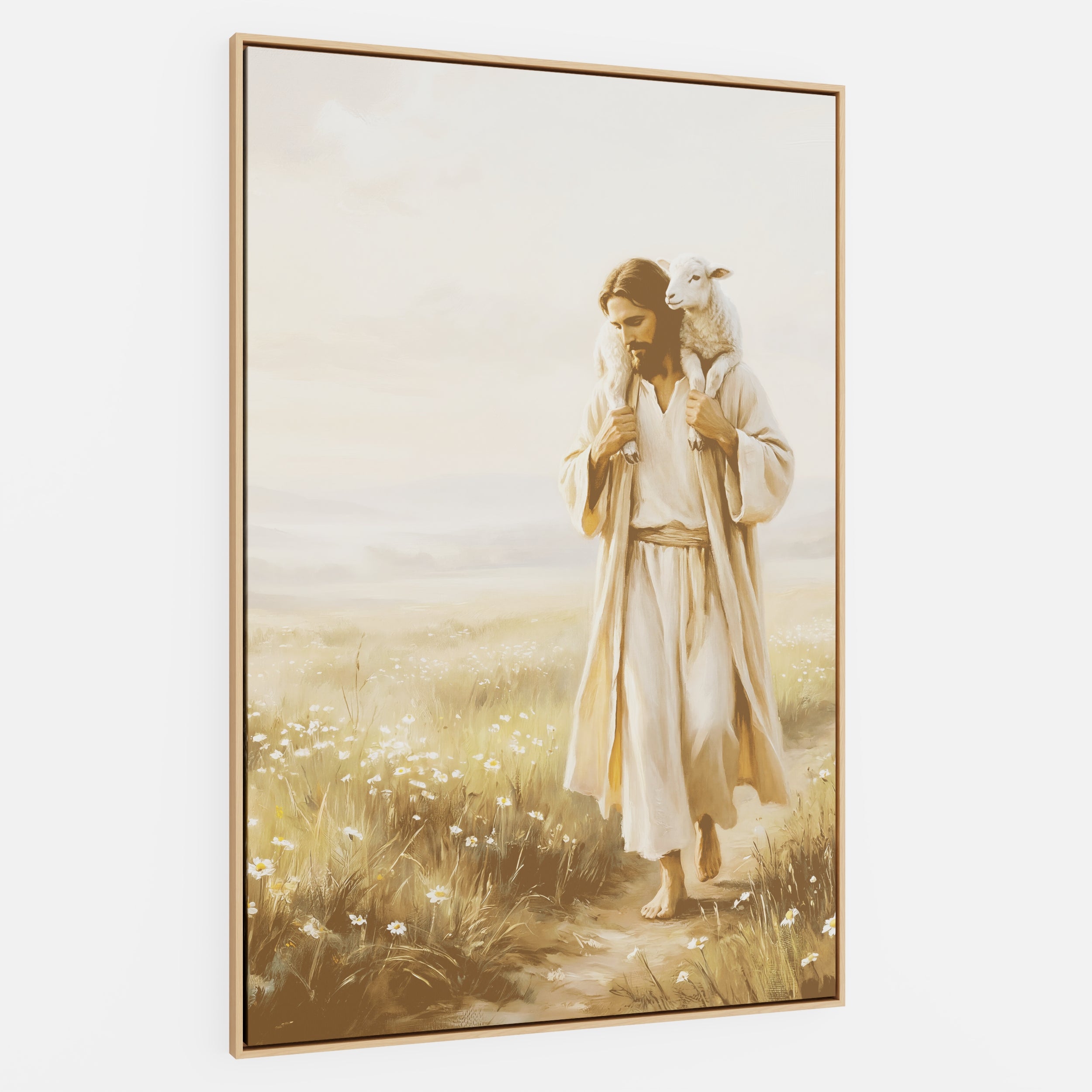 Upon His Shoulders - Canvas