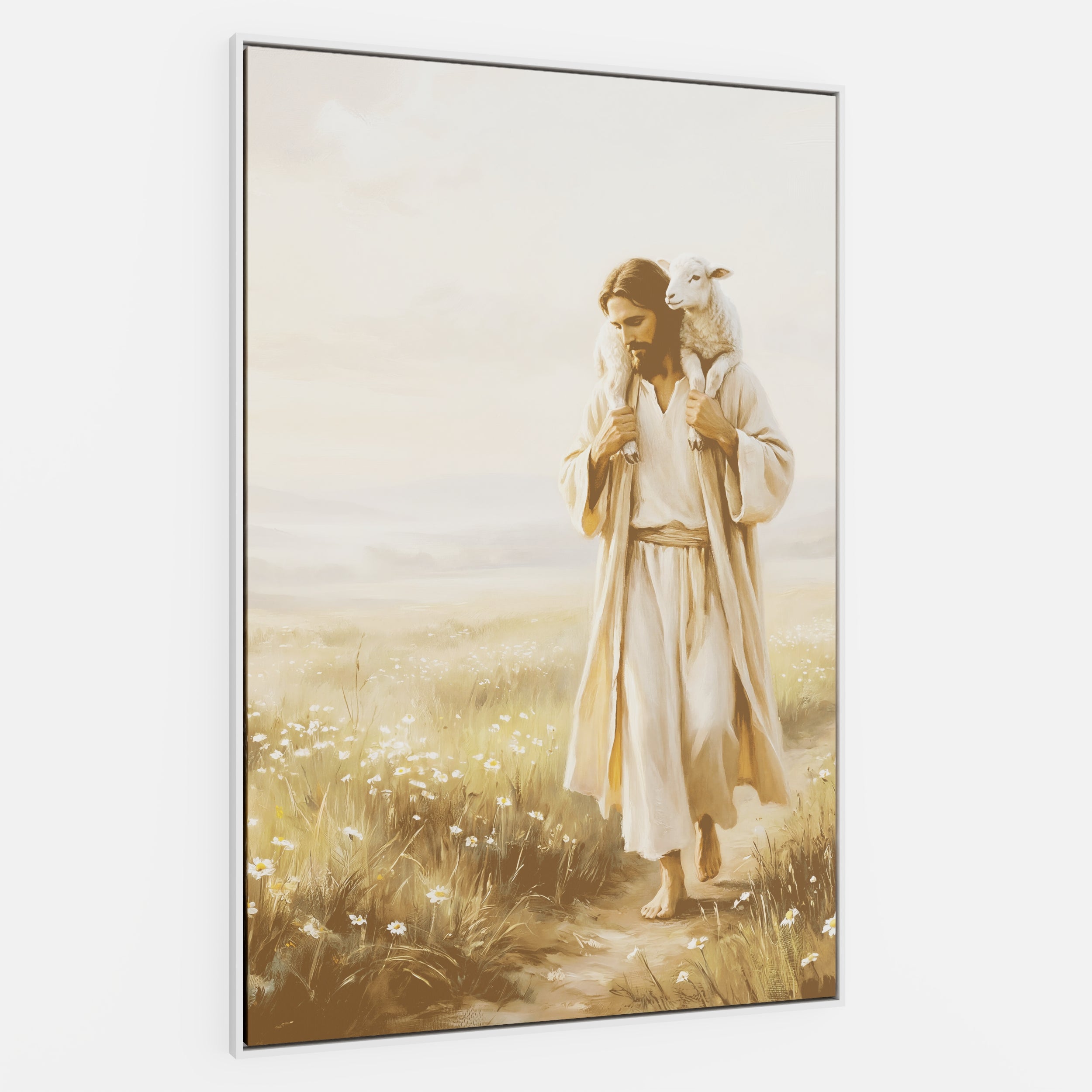Upon His Shoulders - Canvas