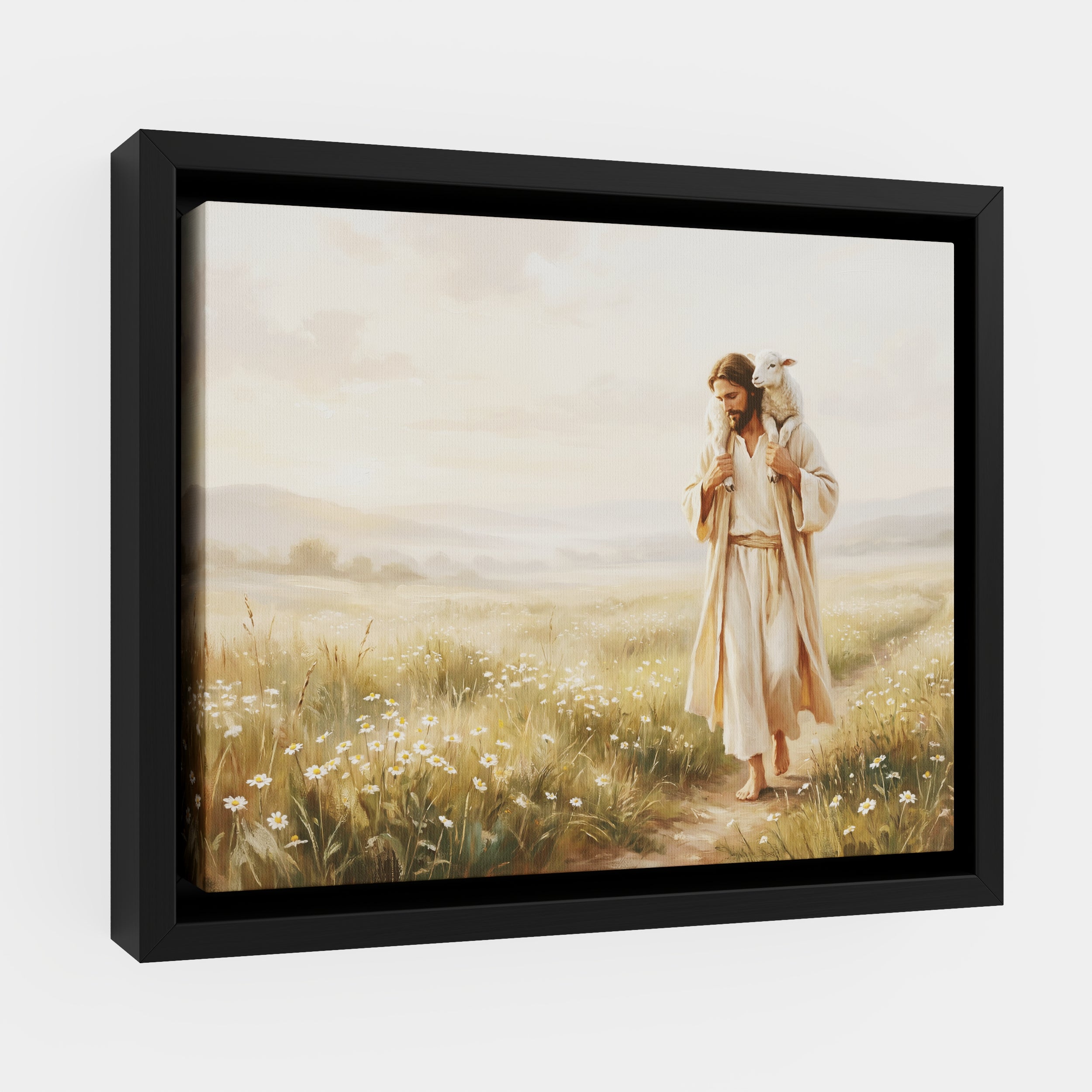 Upon His Shoulders - Canvas
