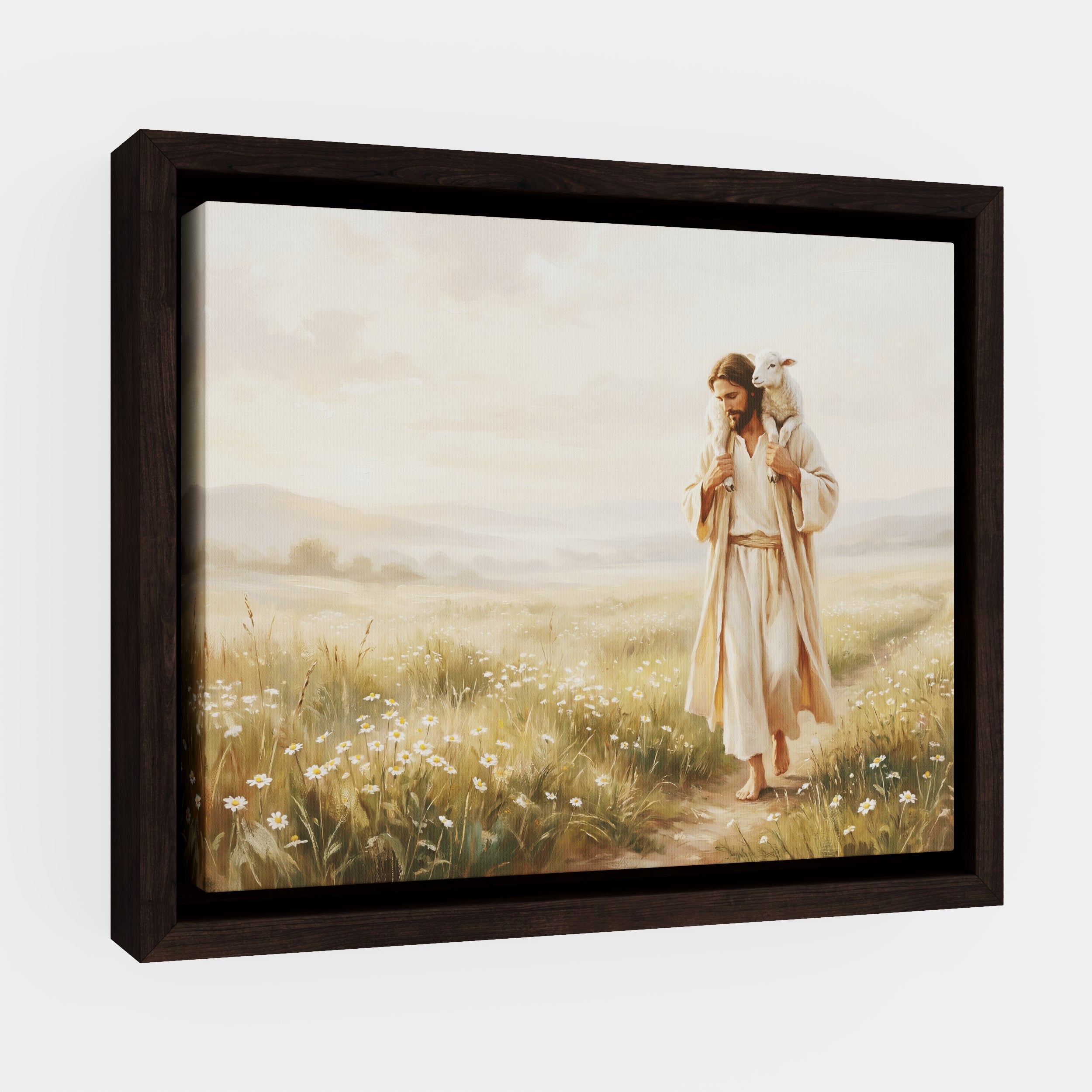 Upon His Shoulders - Canvas
