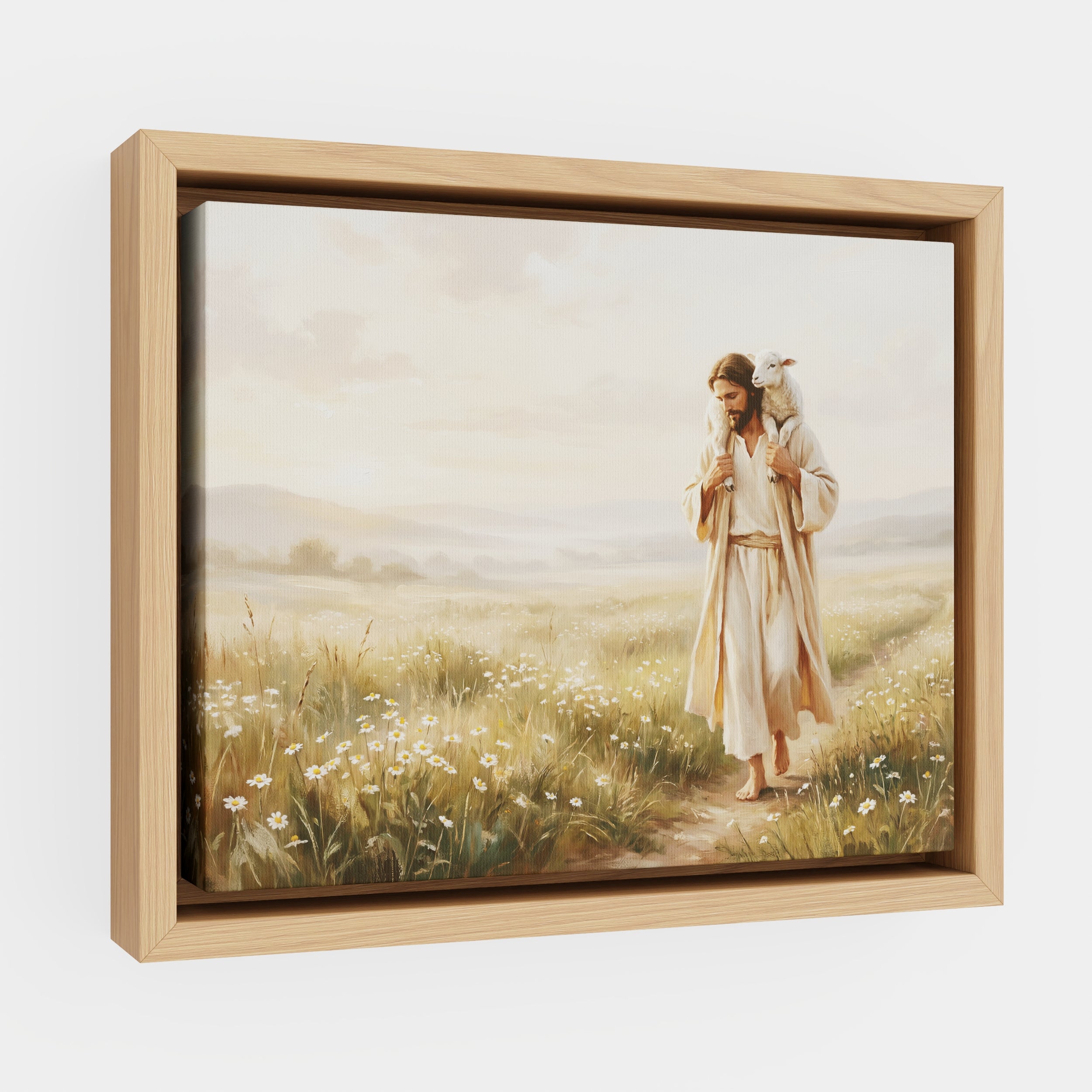 Upon His Shoulders - Canvas