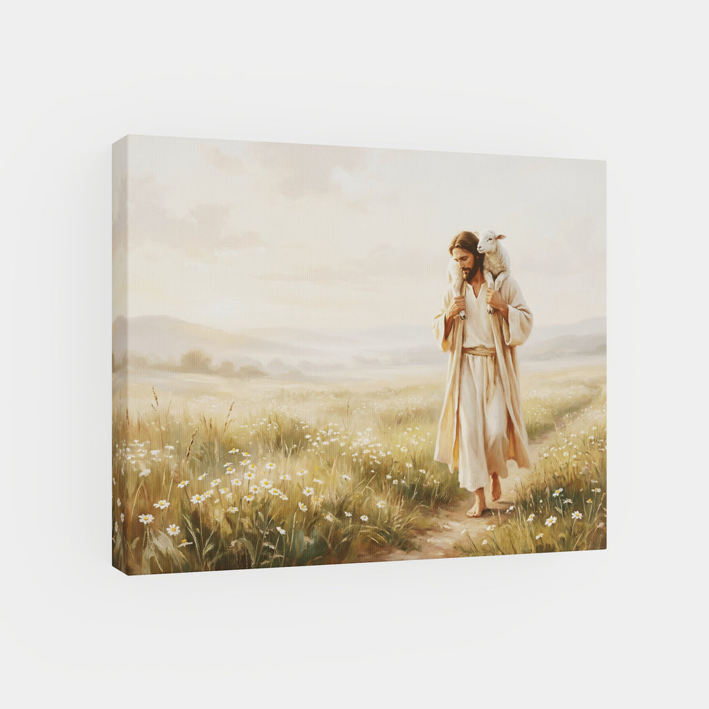 Upon His Shoulders - Canvas