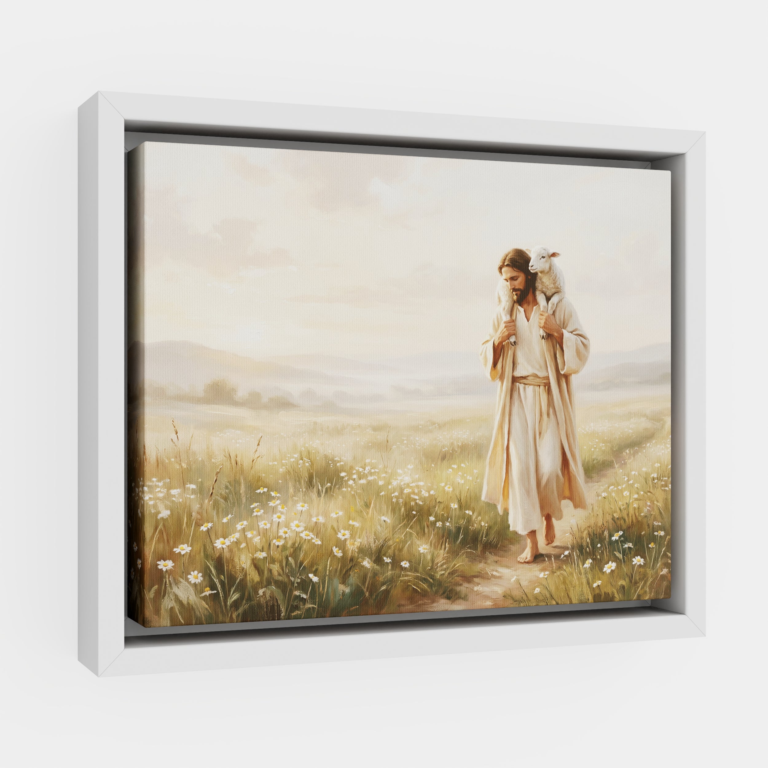 Upon His Shoulders - Canvas