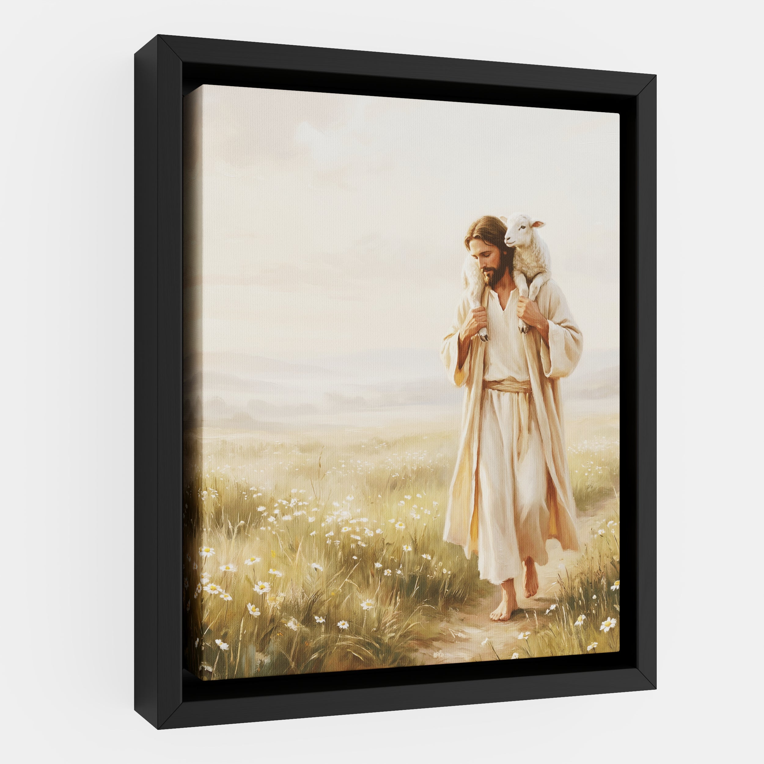 Upon His Shoulders - Canvas