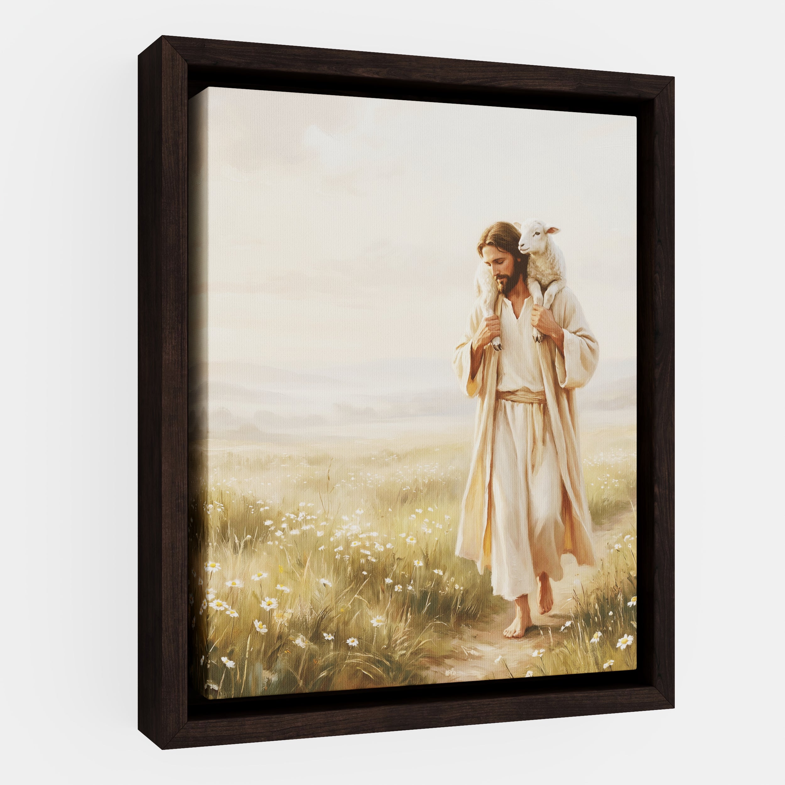 Upon His Shoulders - Canvas