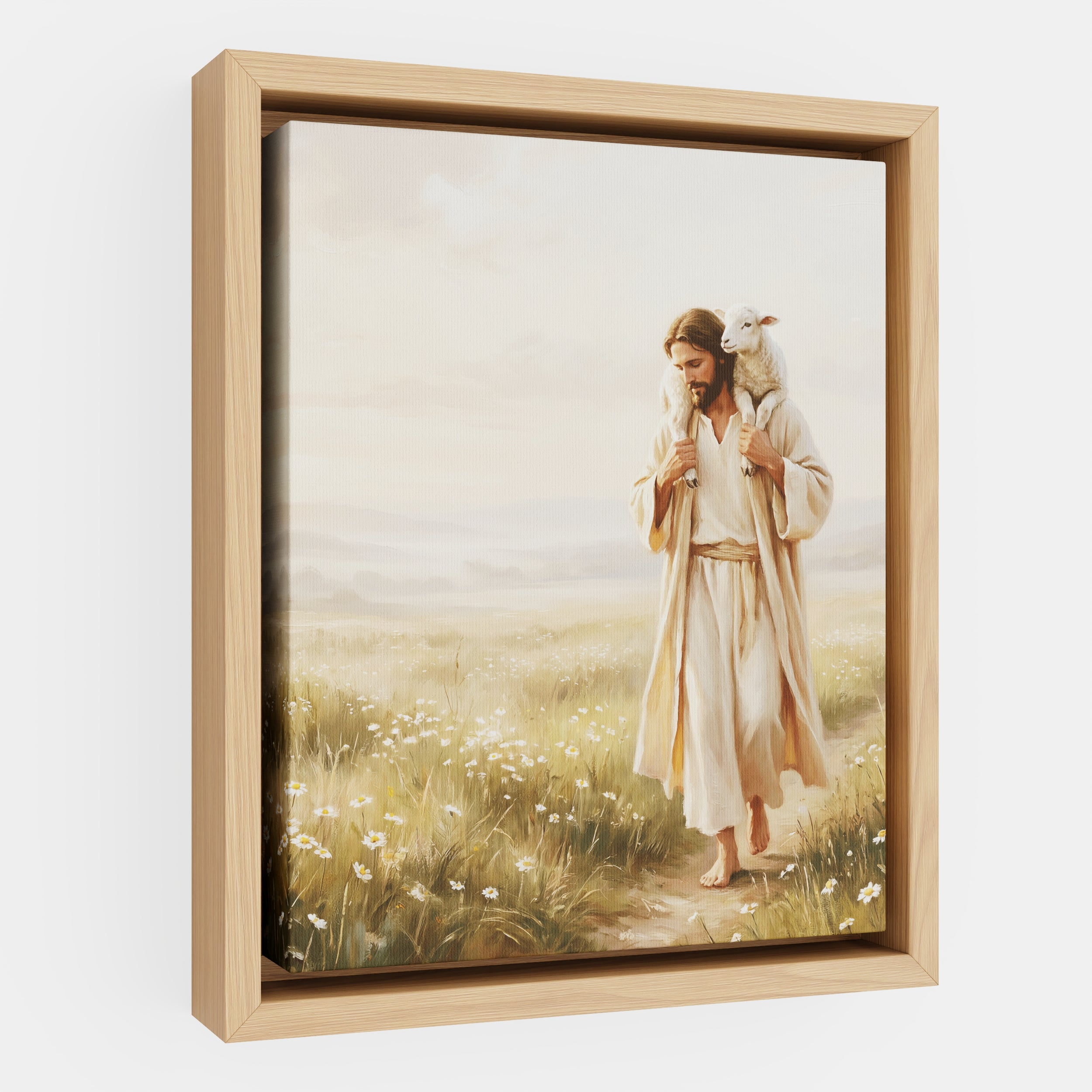 Upon His Shoulders - Canvas