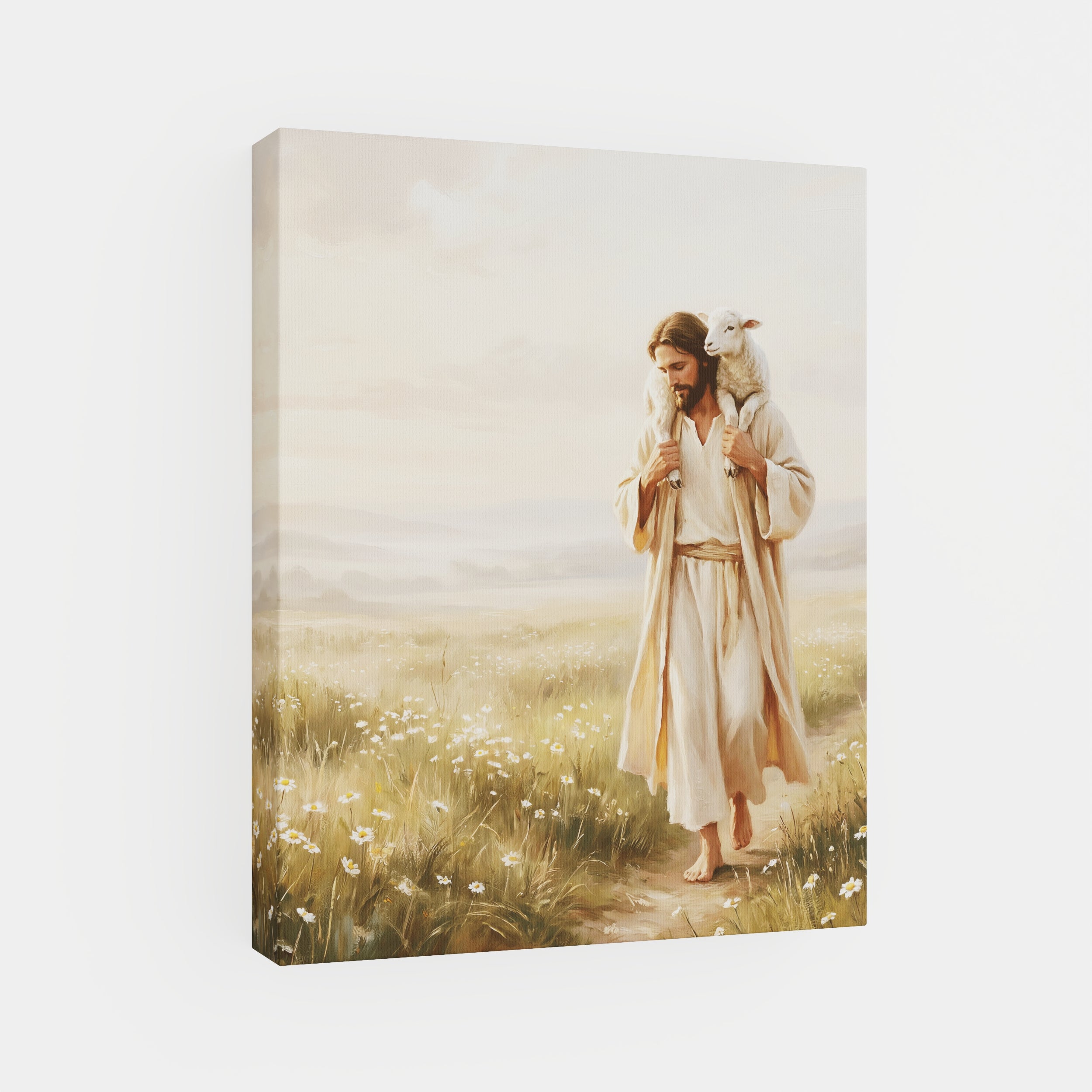 Upon His Shoulders - Canvas