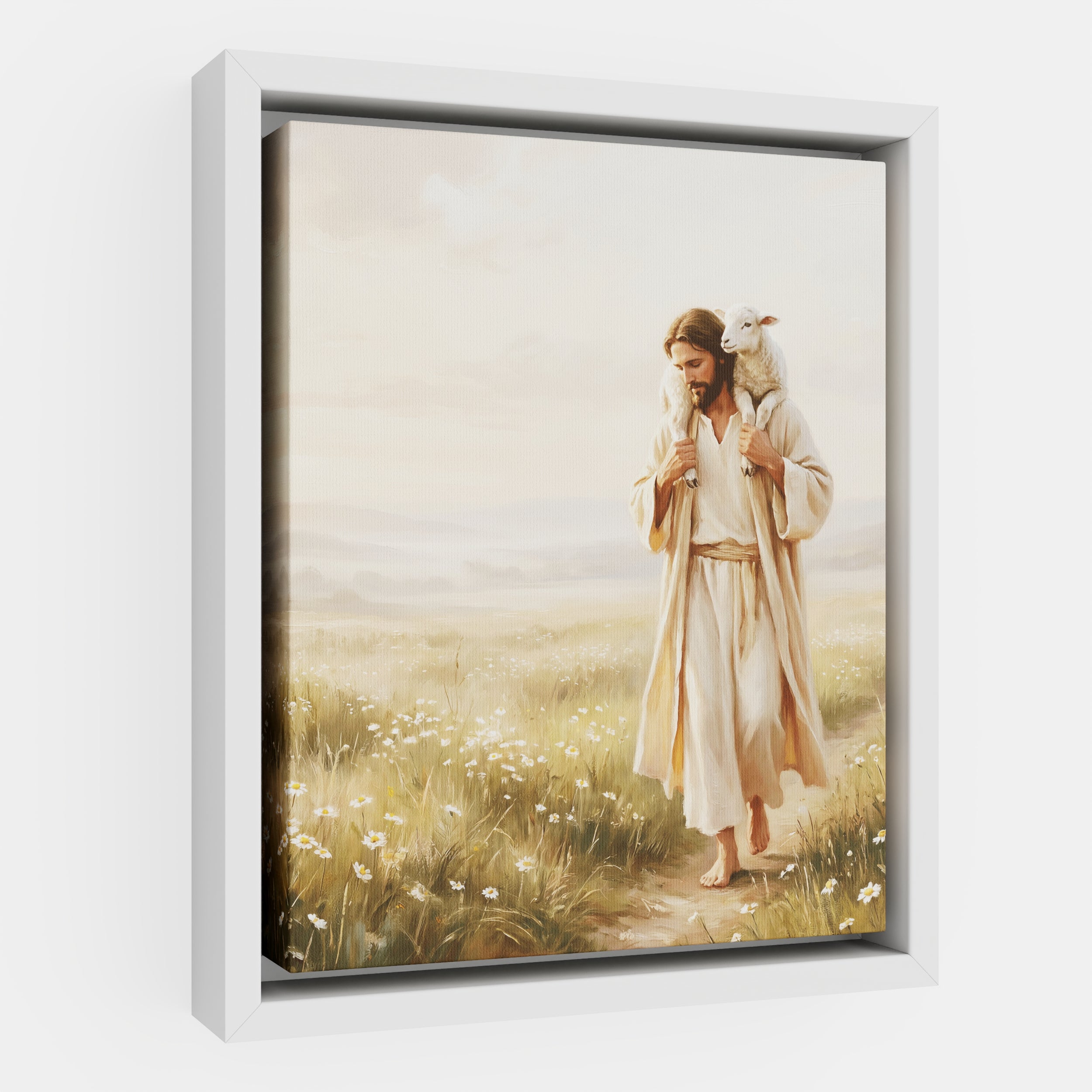 Upon His Shoulders - Canvas