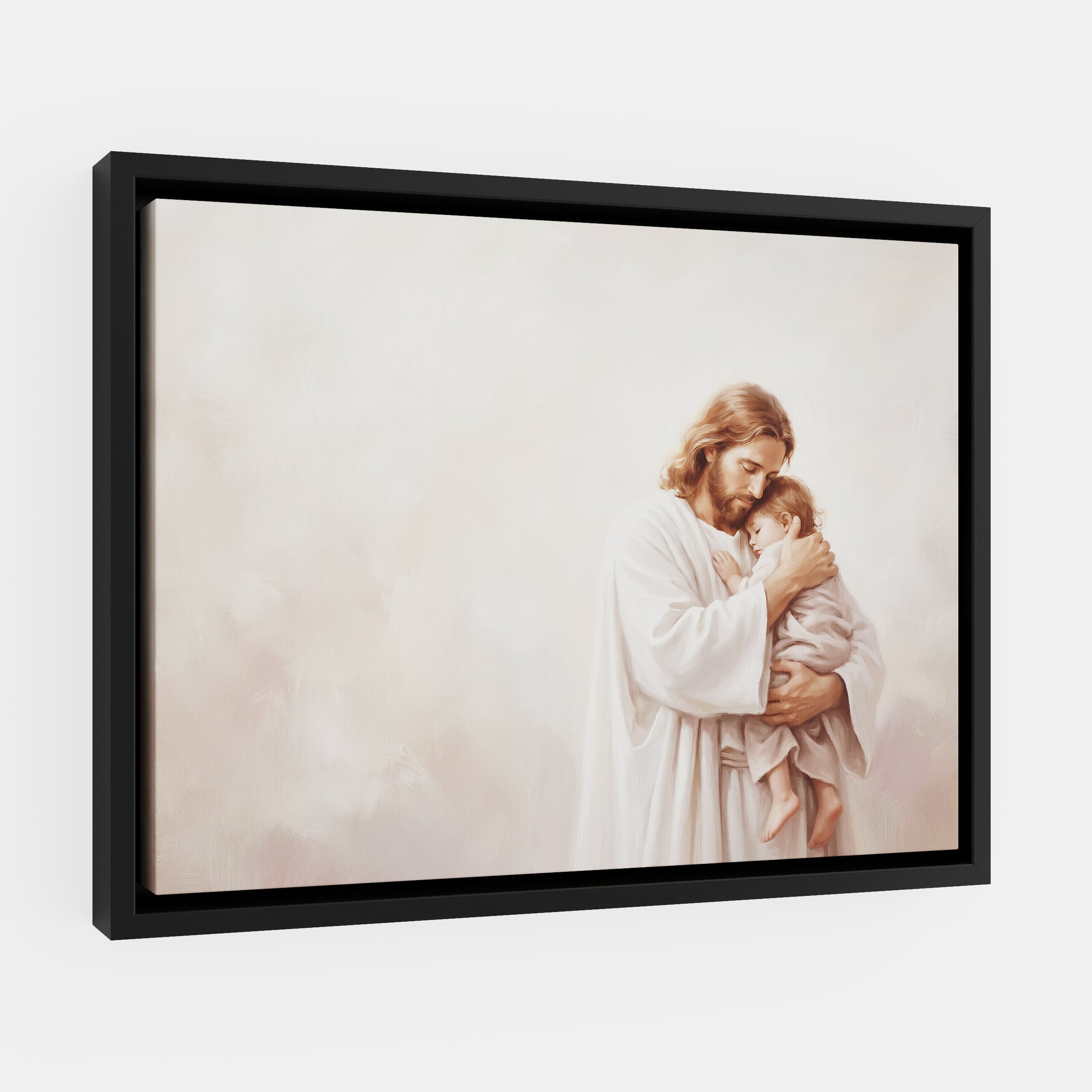 Safe in His Arms - Canvas