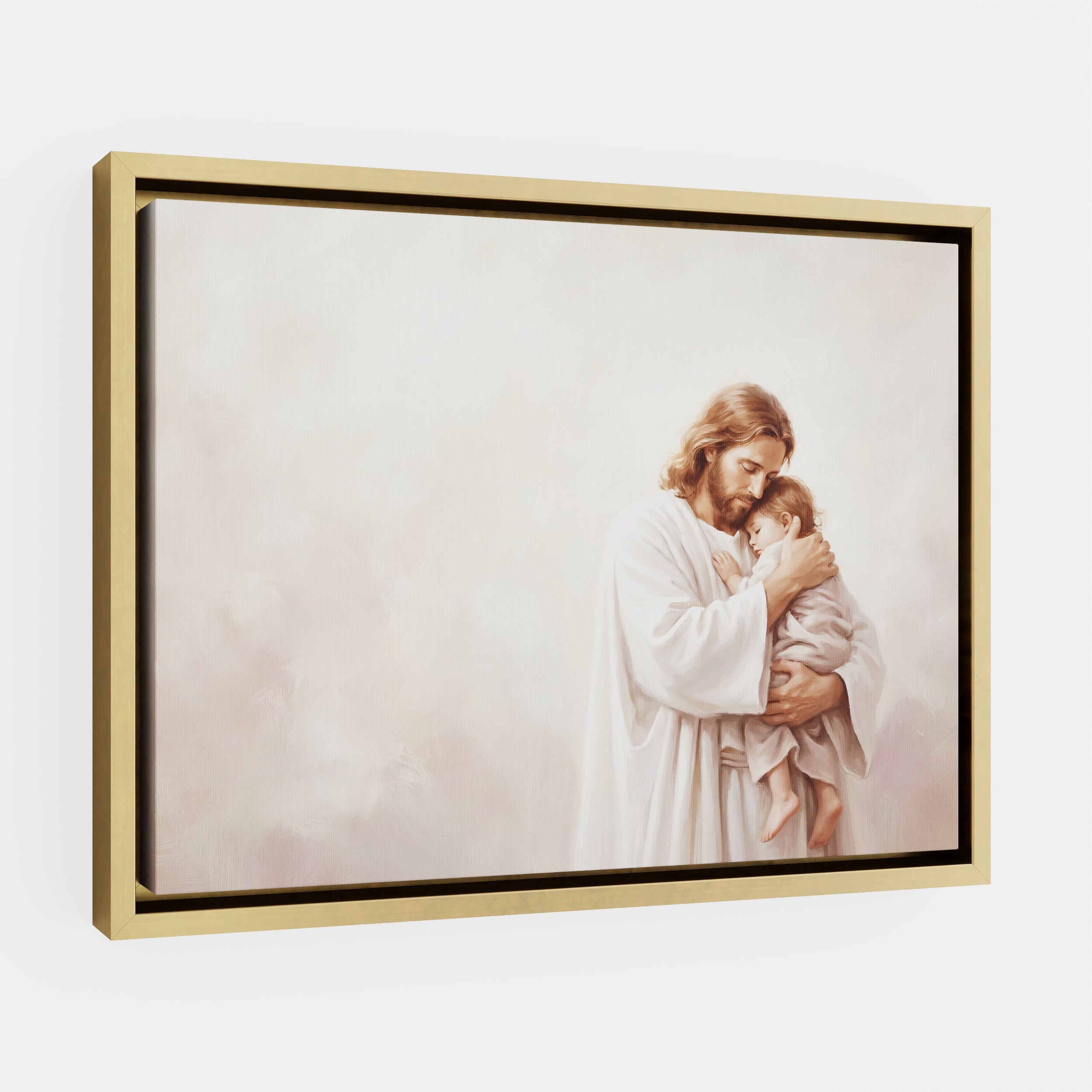 Safe in His Arms - Canvas