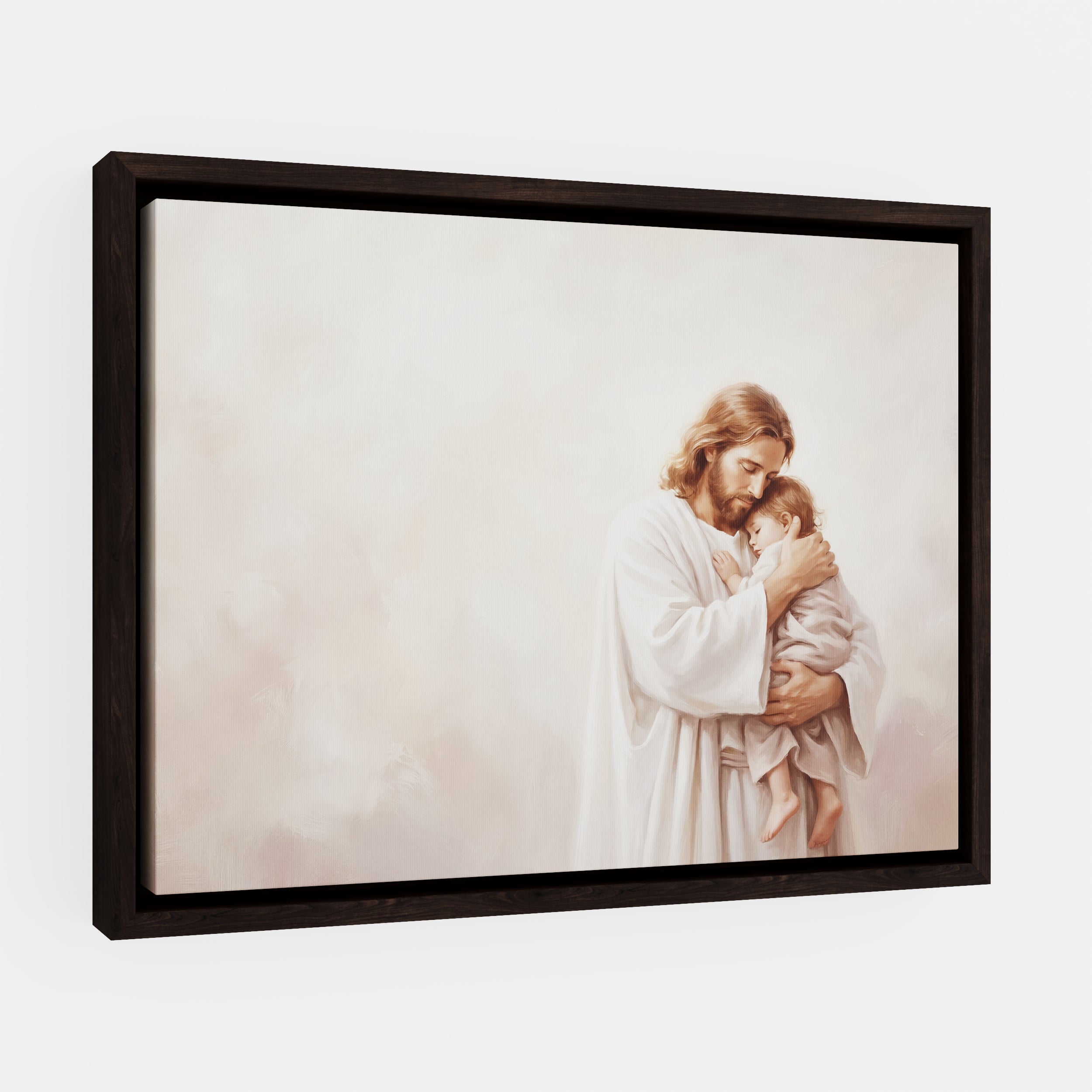 Safe in His Arms - Canvas