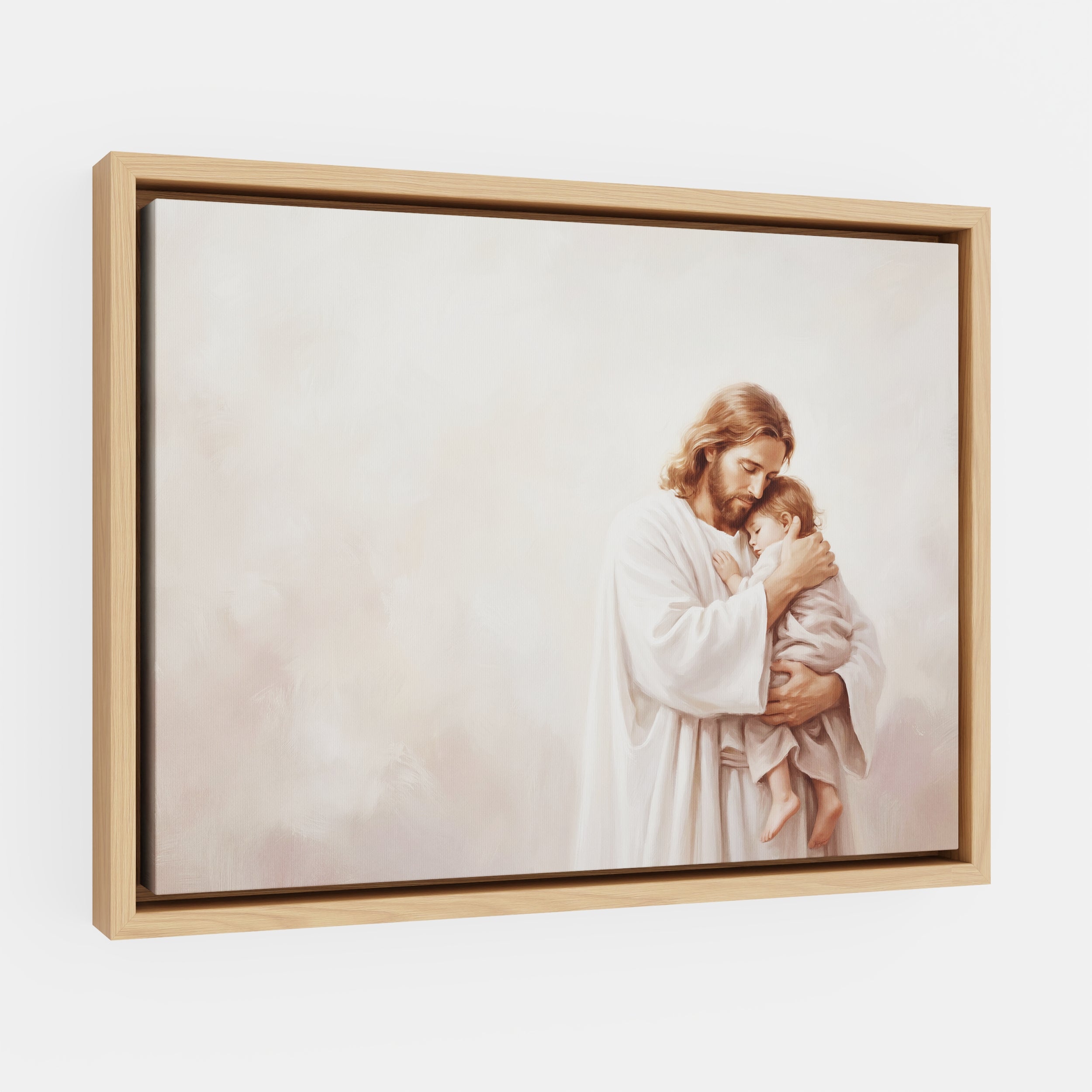 Safe in His Arms - Canvas