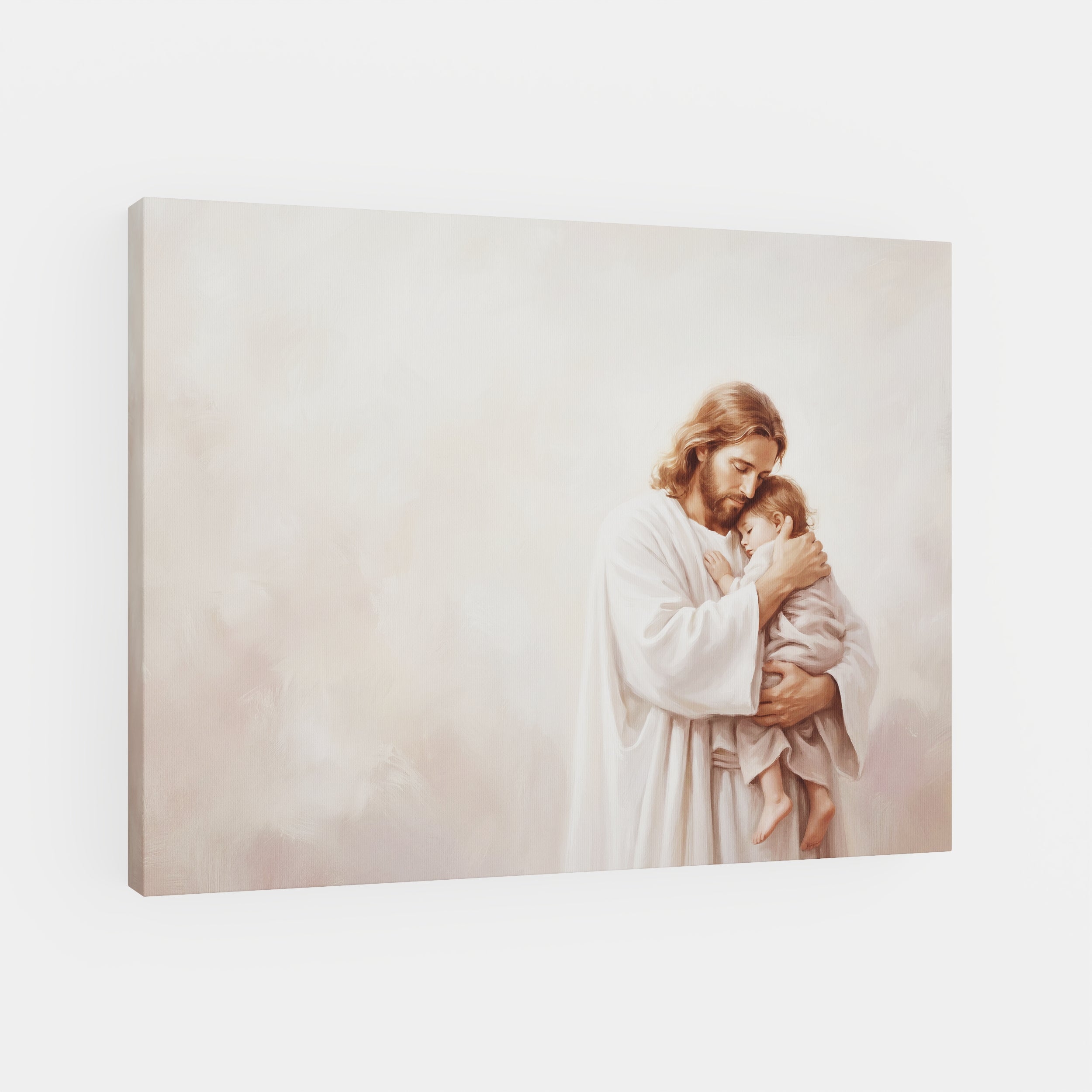 Safe in His Arms - Canvas