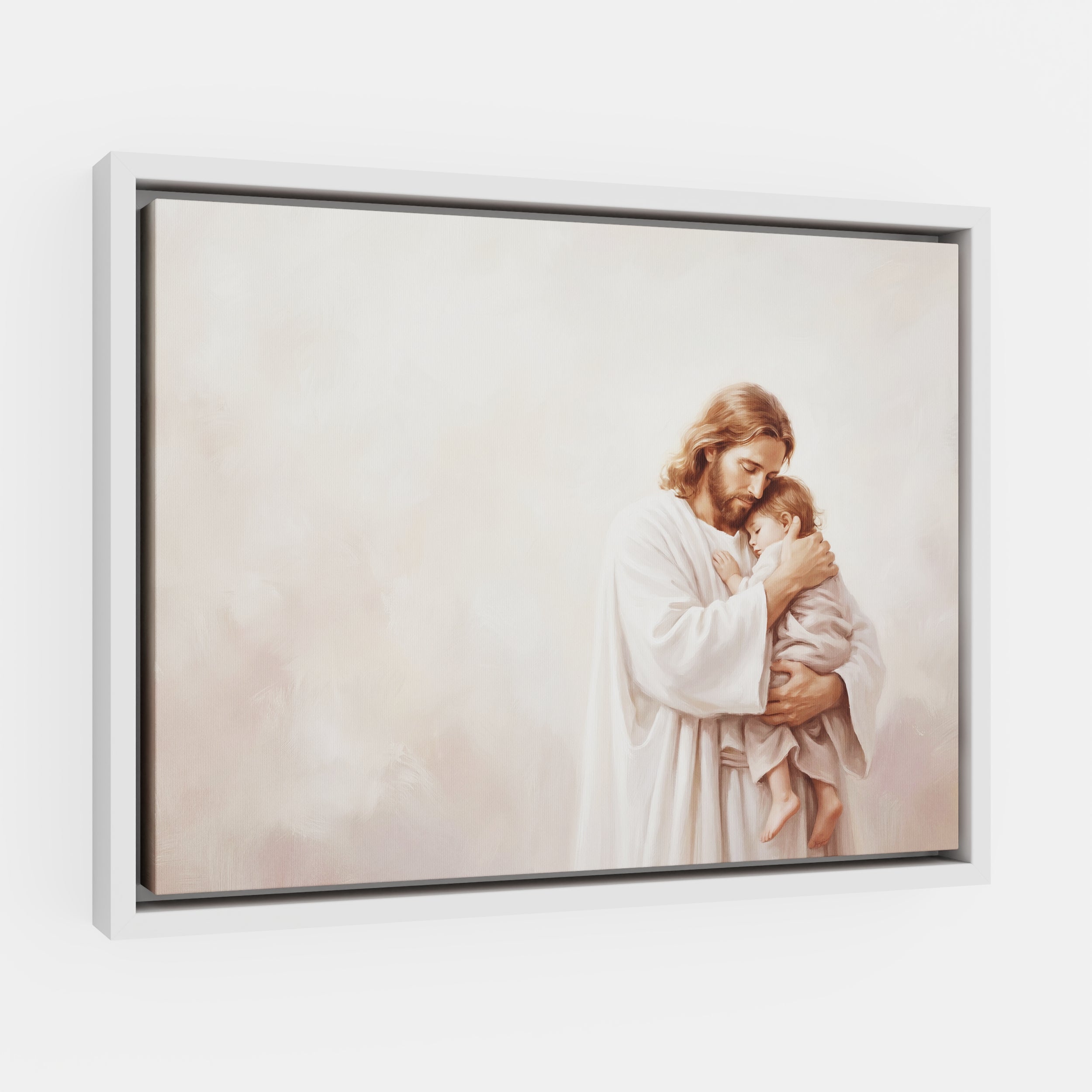 Safe in His Arms - Canvas