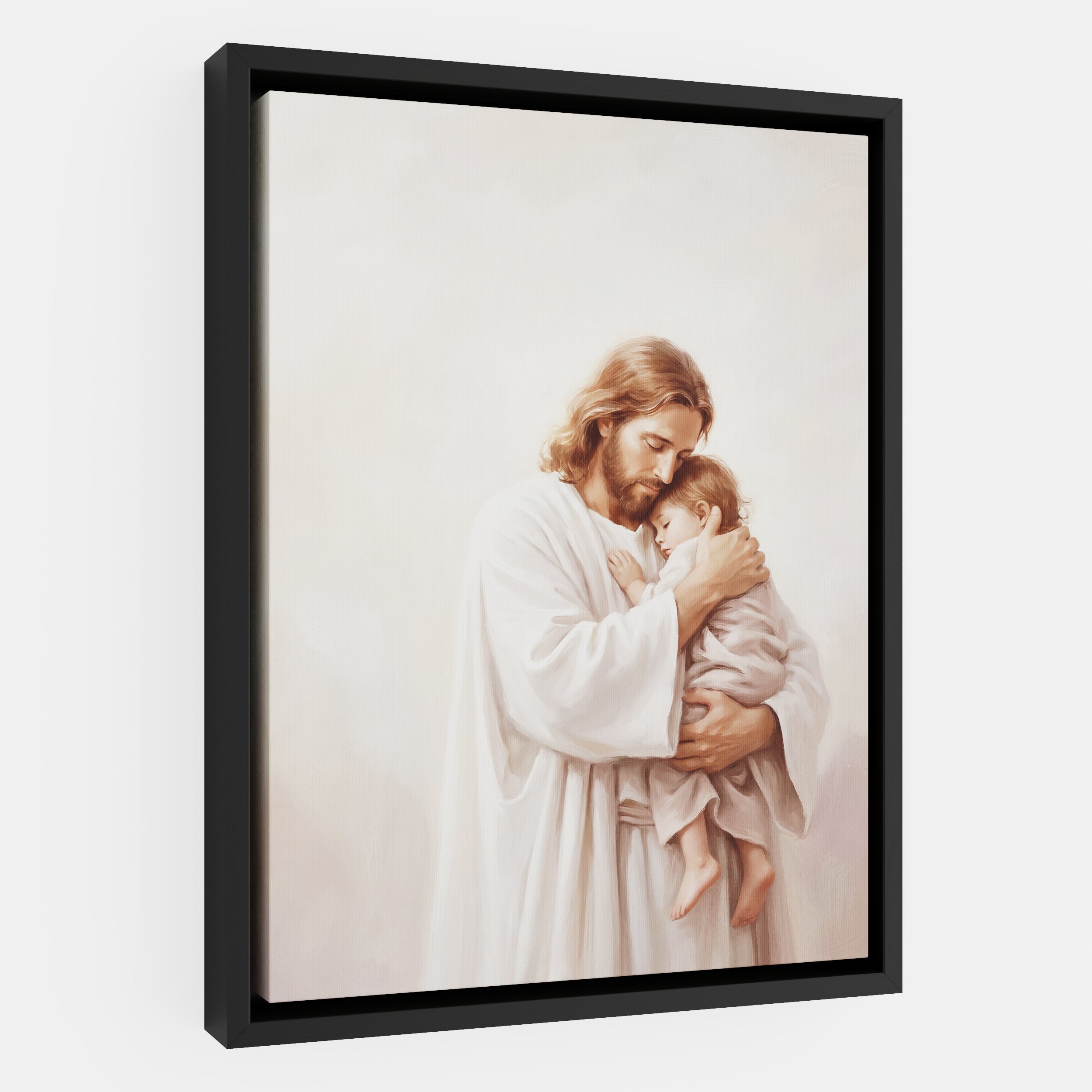 Safe in His Arms - Canvas