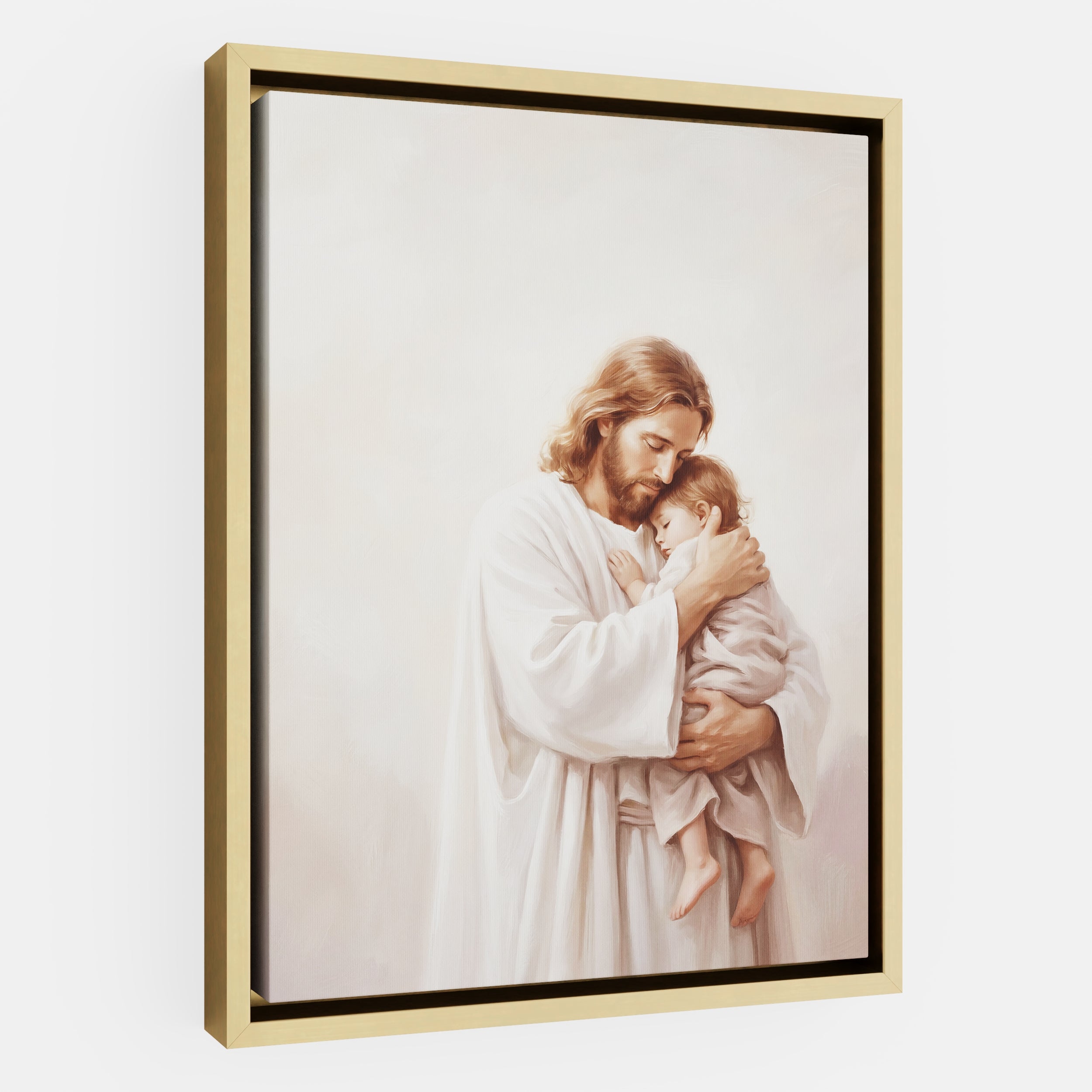 Safe in His Arms - Canvas
