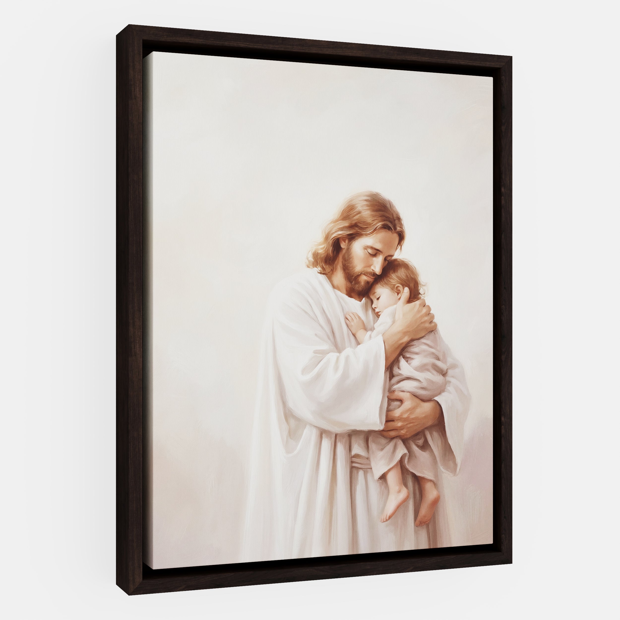 Safe in His Arms - Canvas