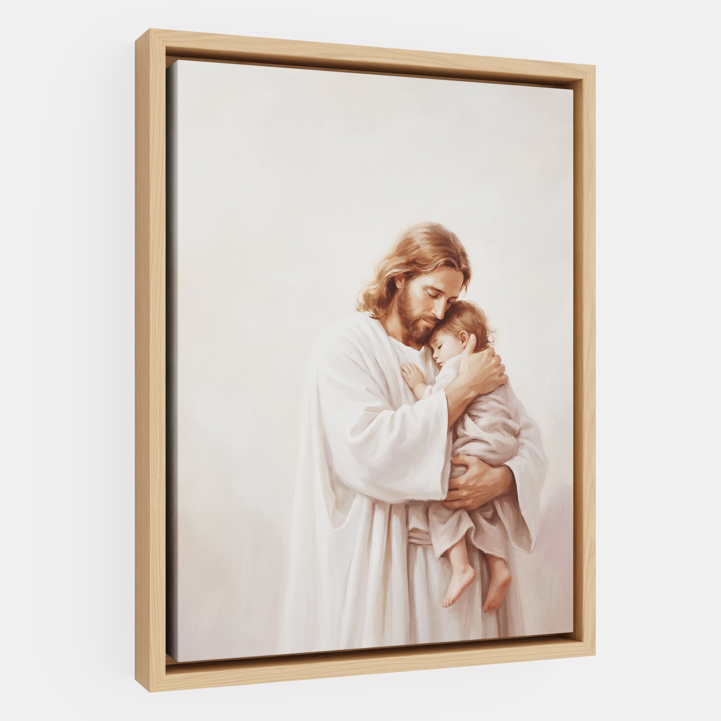 Safe in His Arms - Canvas