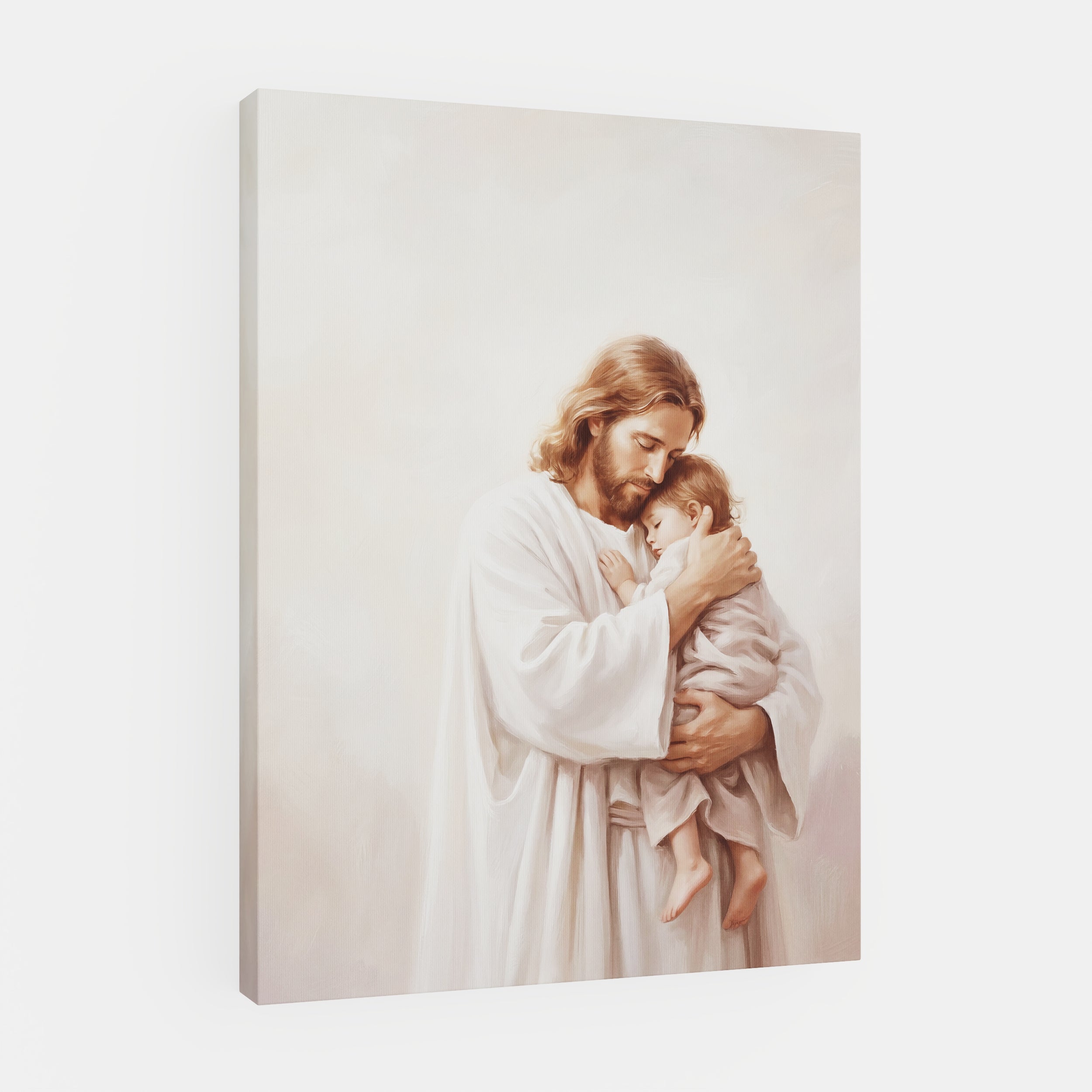 Safe in His Arms - Canvas