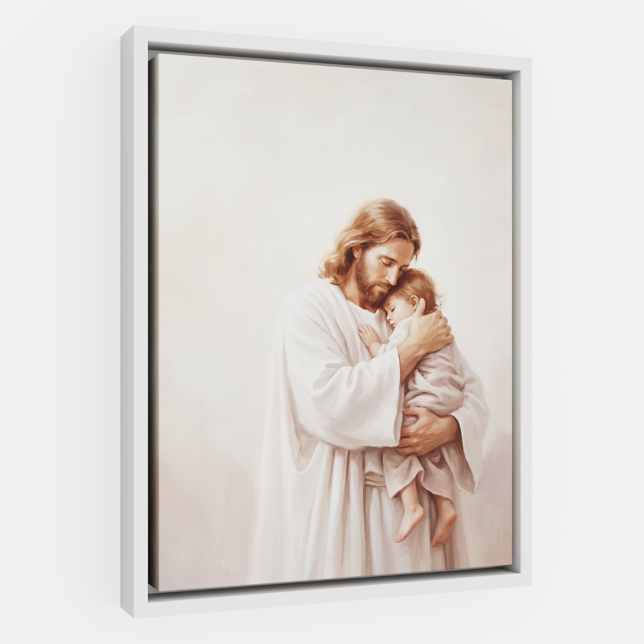 Safe in His Arms - Canvas